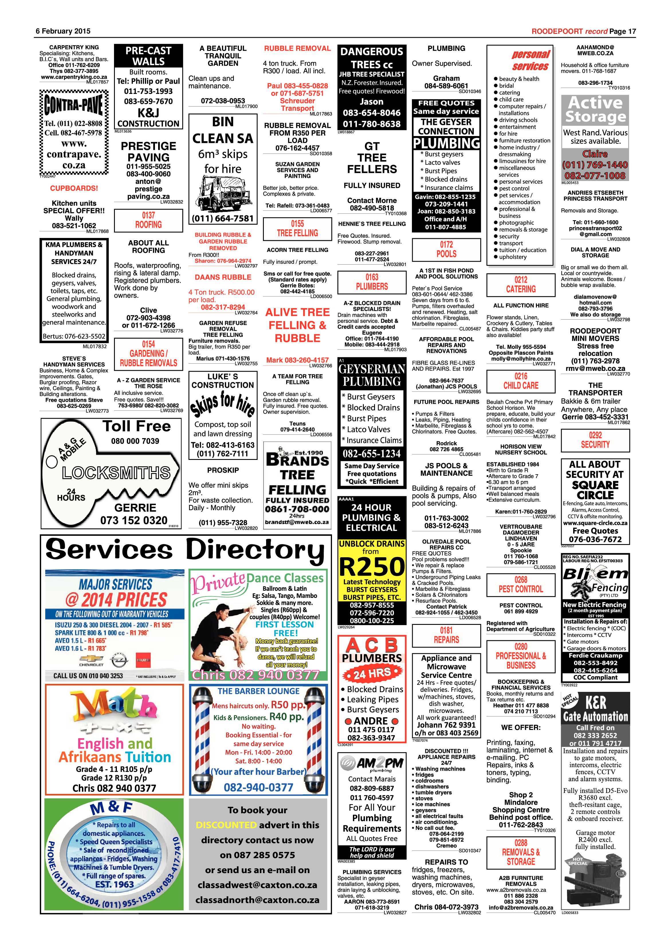 Roodepoort Record 6 February 2015 page 17