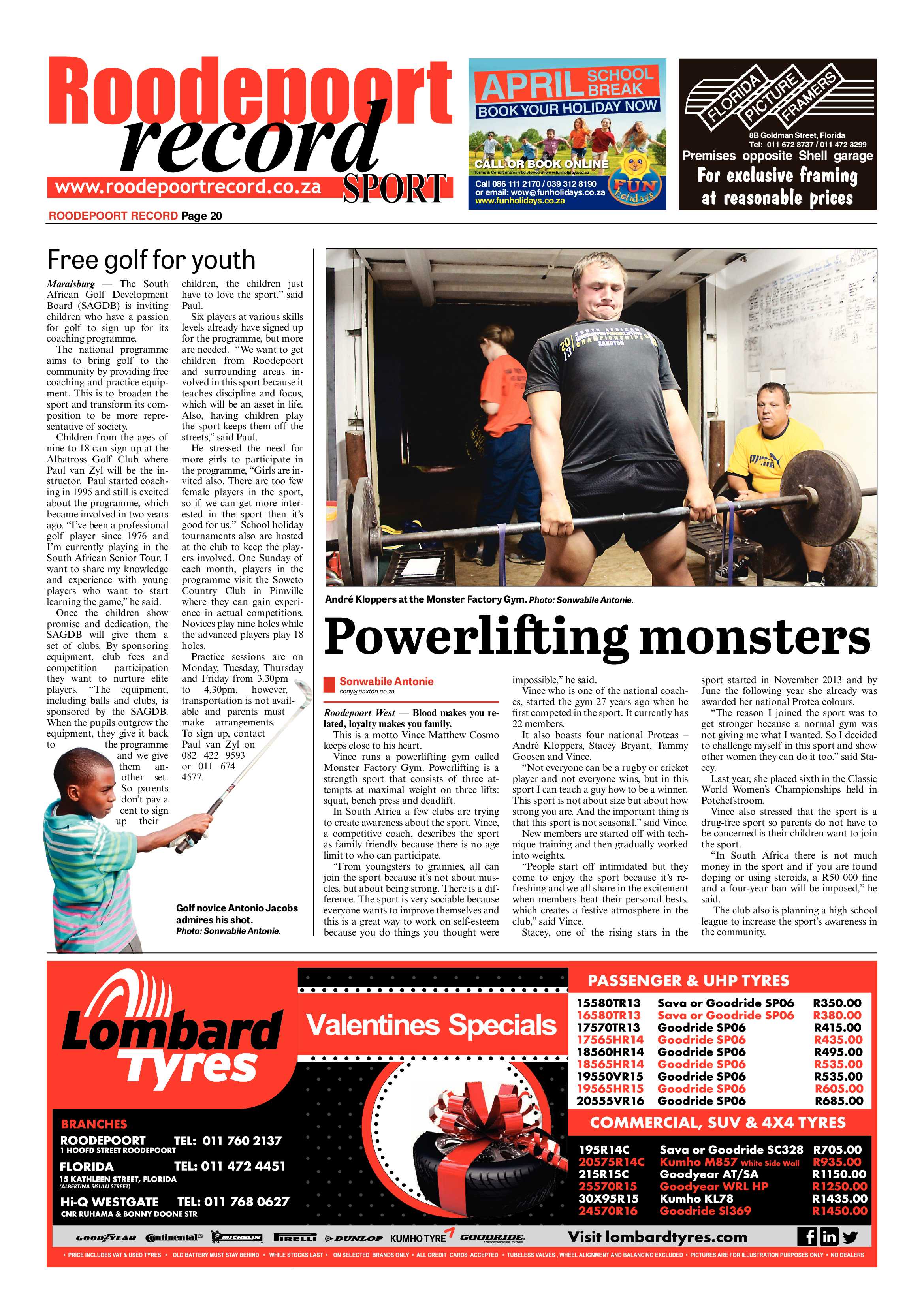 Roodepoort Record 6 February 2015 page 20