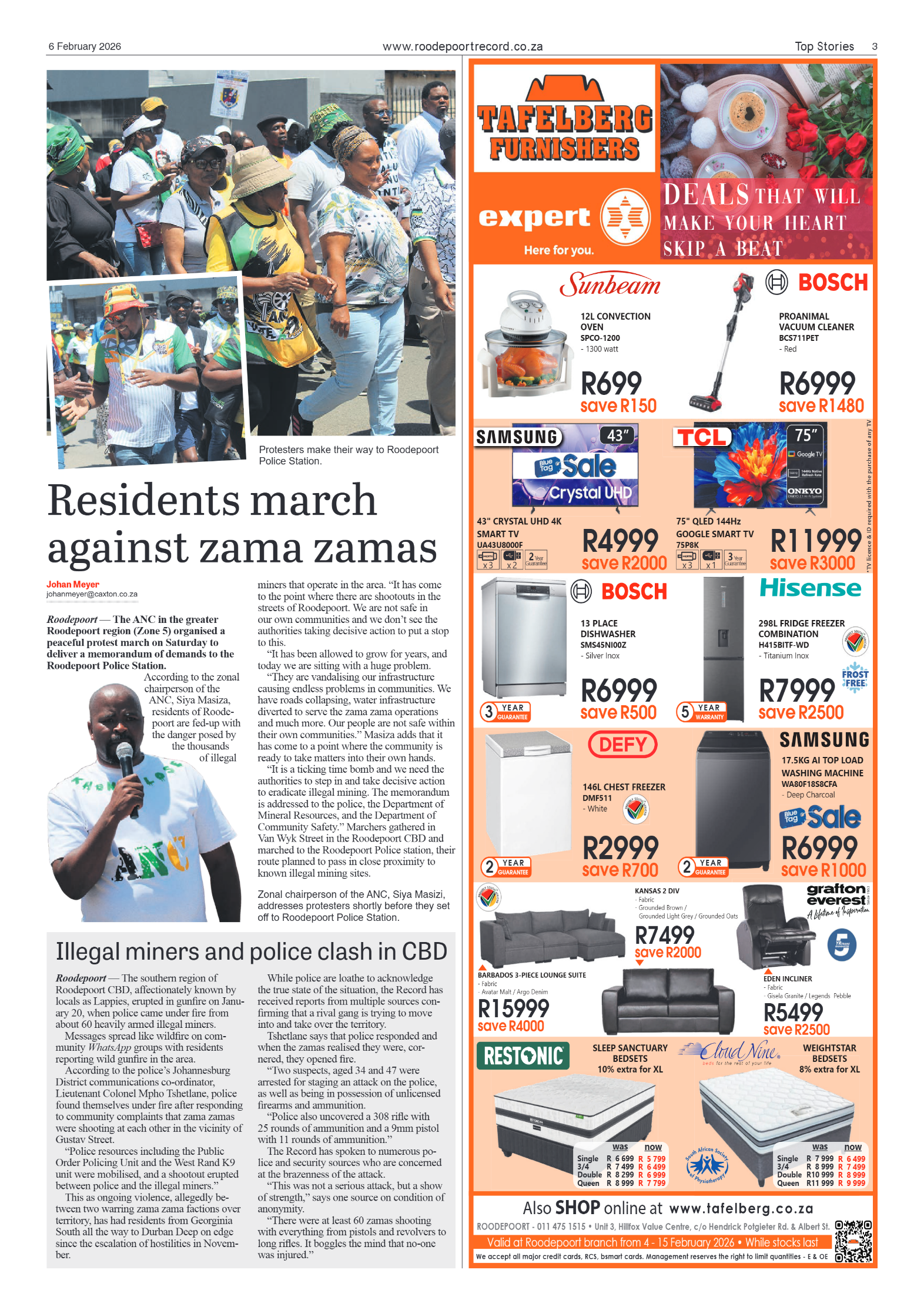 Roodepoort Record 6 February 2026 page 3