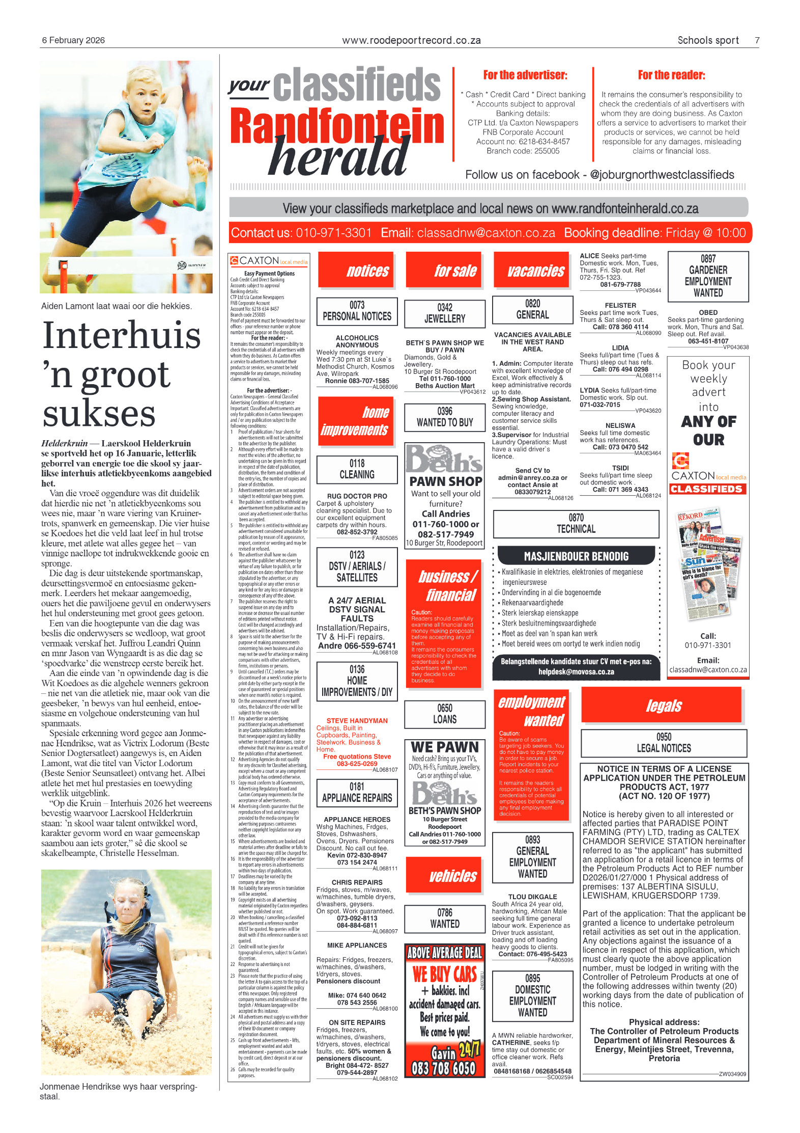 Roodepoort Record 6 February 2026 page 7