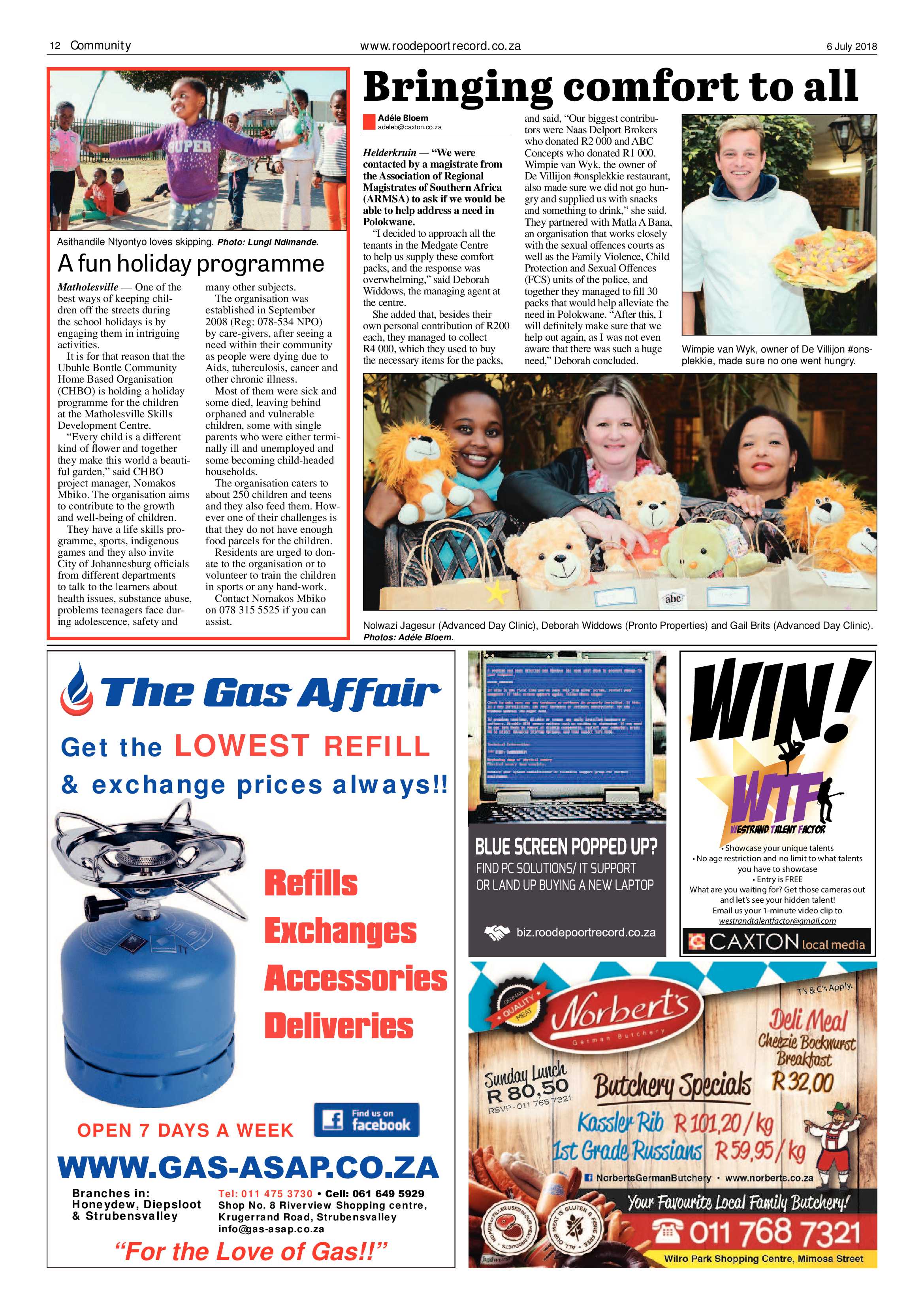 Roodepoort Record 6 July 2018 page 12