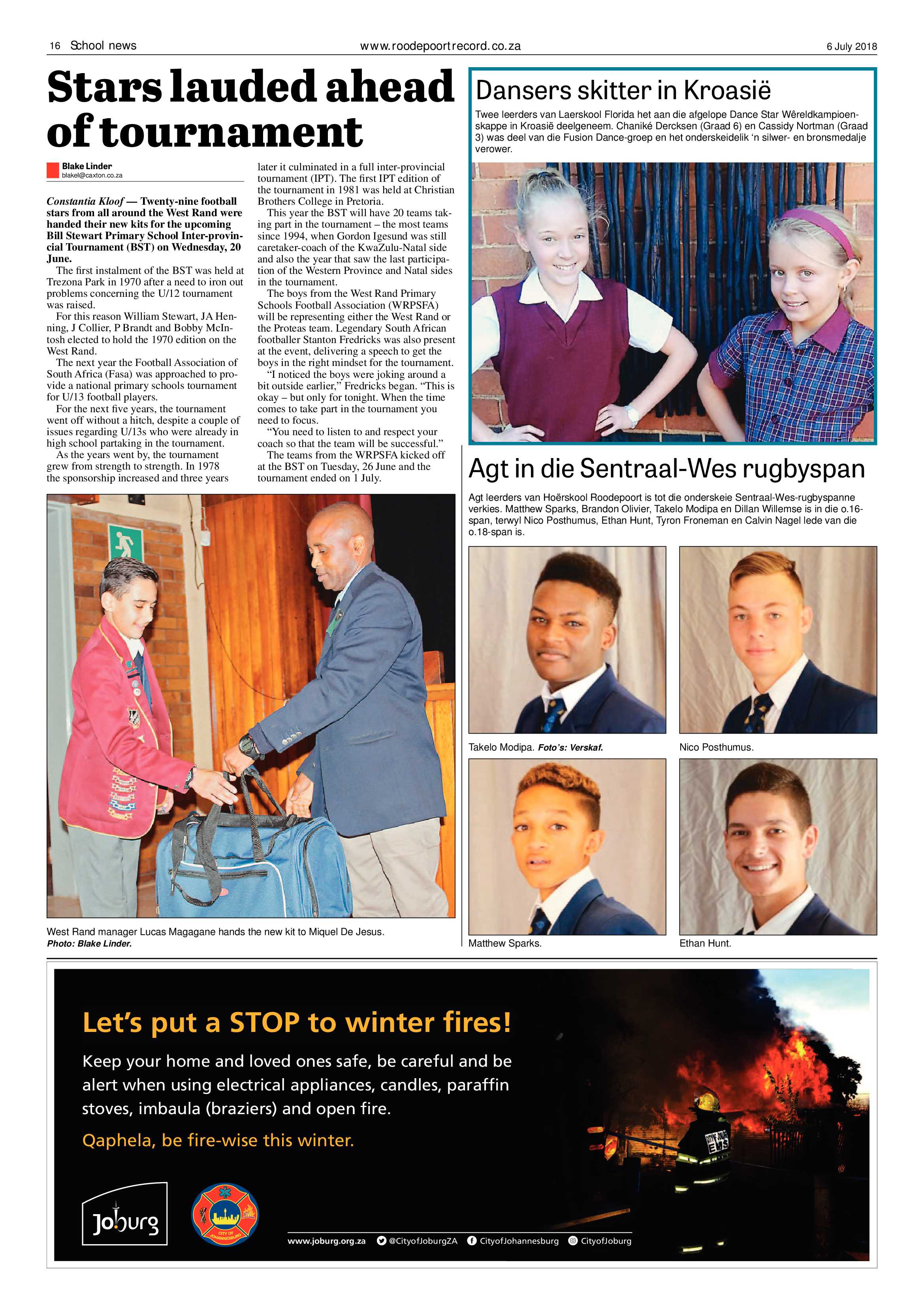Roodepoort Record 6 July 2018 page 16