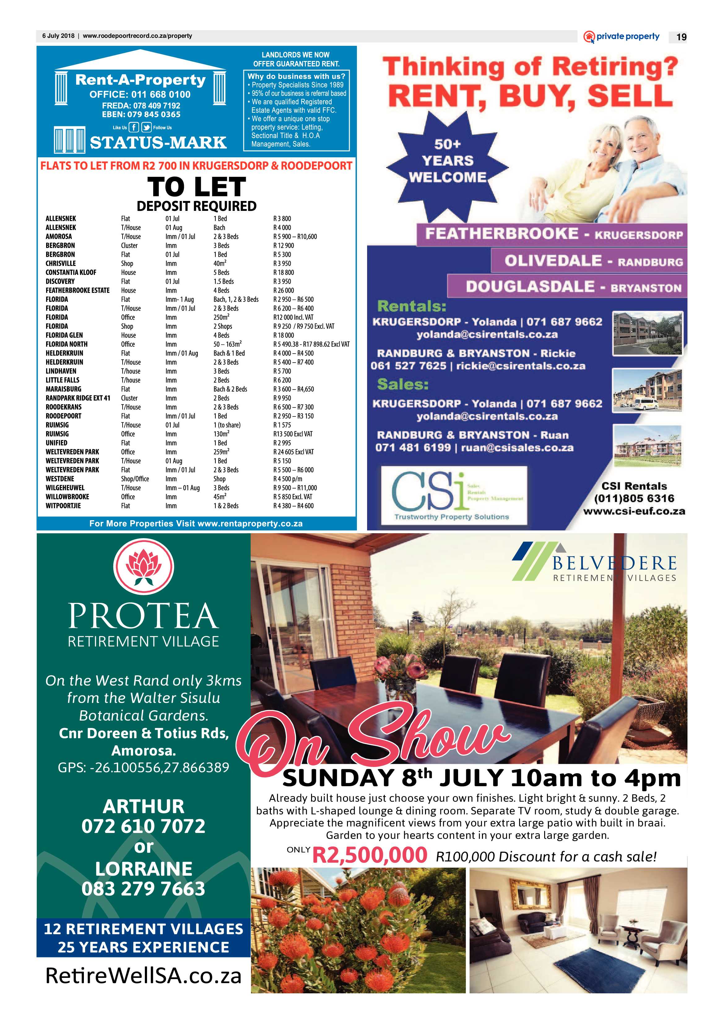 Roodepoort Record 6 July 2018 page 19