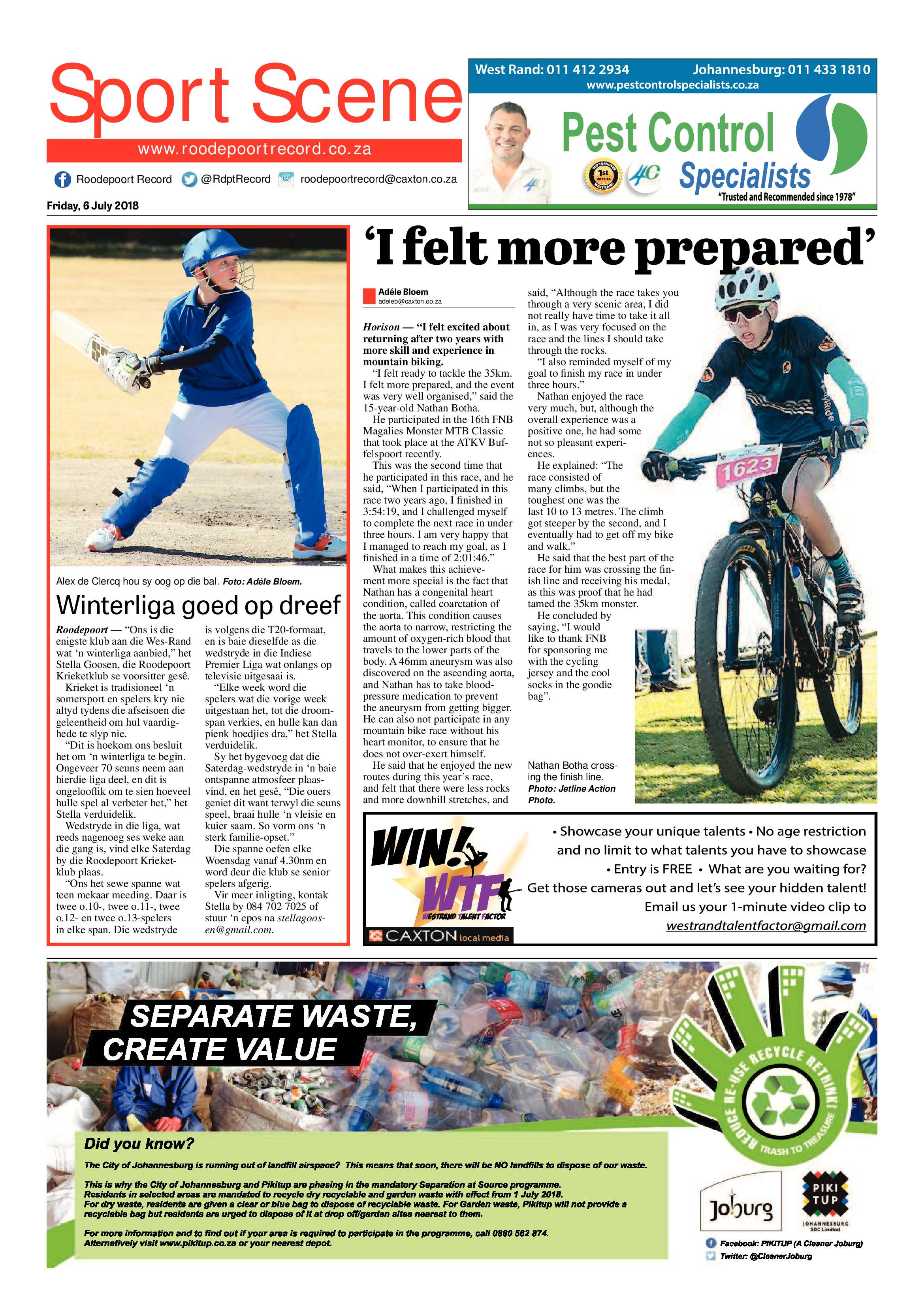 Roodepoort Record 6 July 2018 page 28