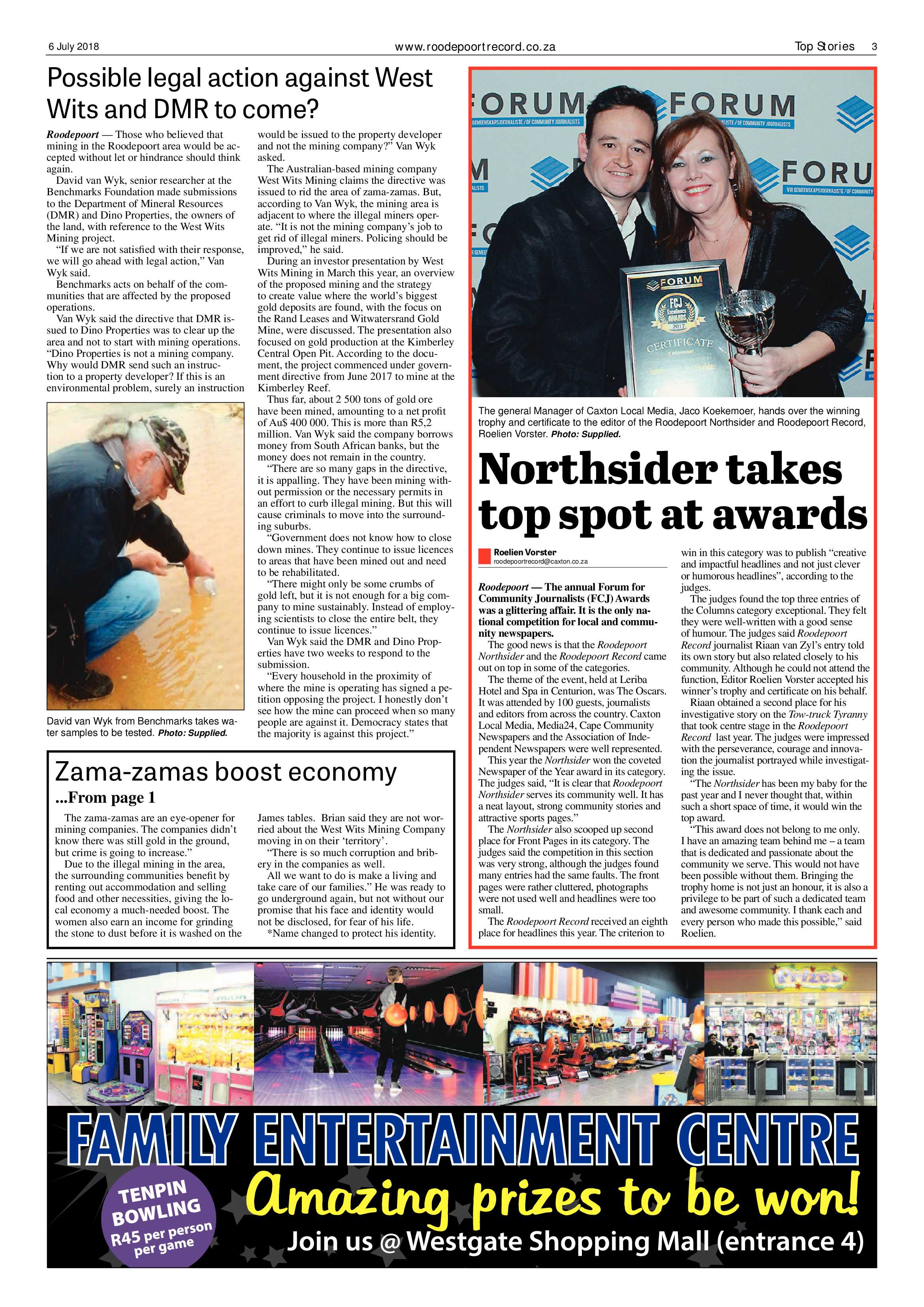 Roodepoort Record 6 July 2018 page 3