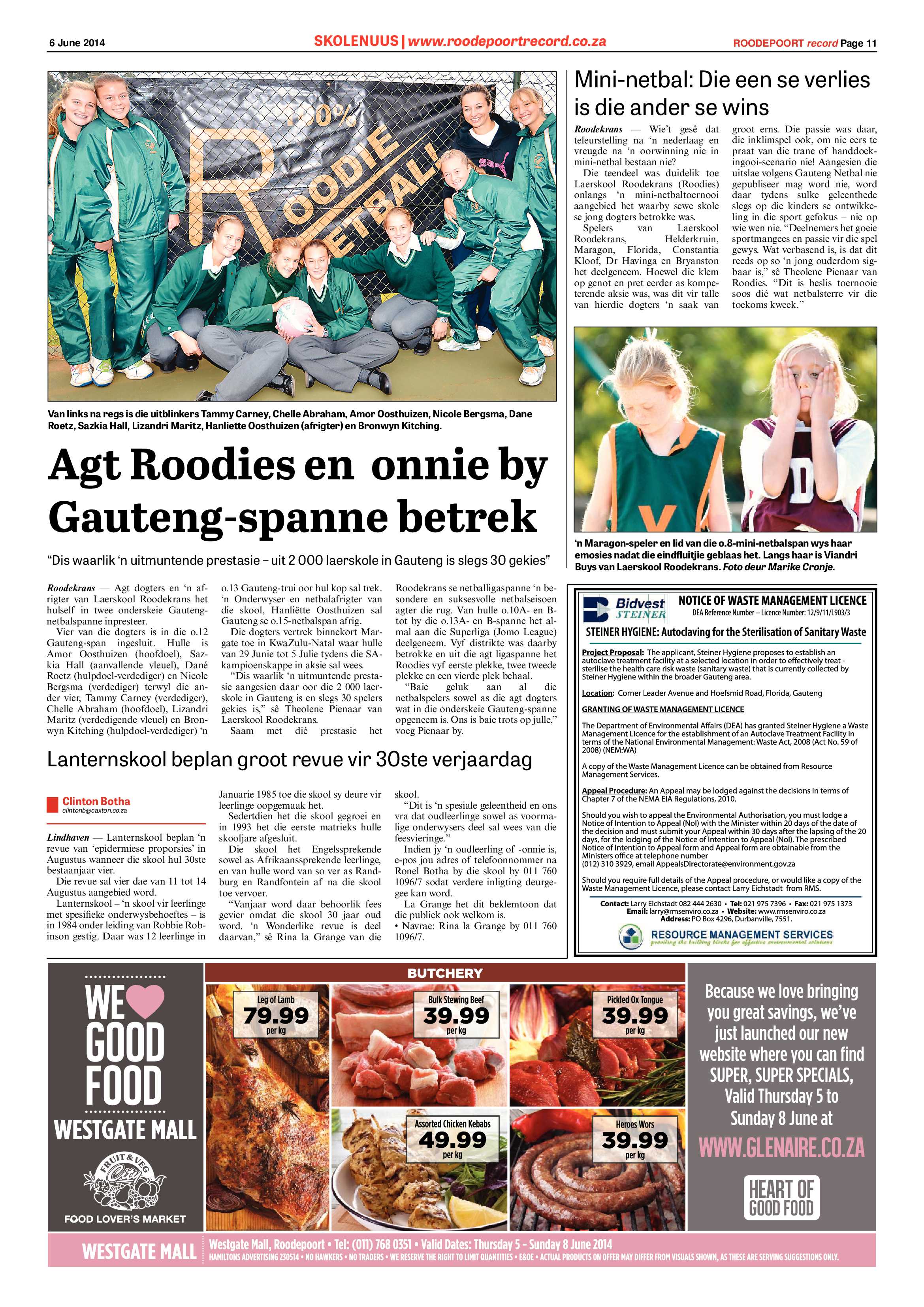 Roodepoort Record 6 June 2014 page 11