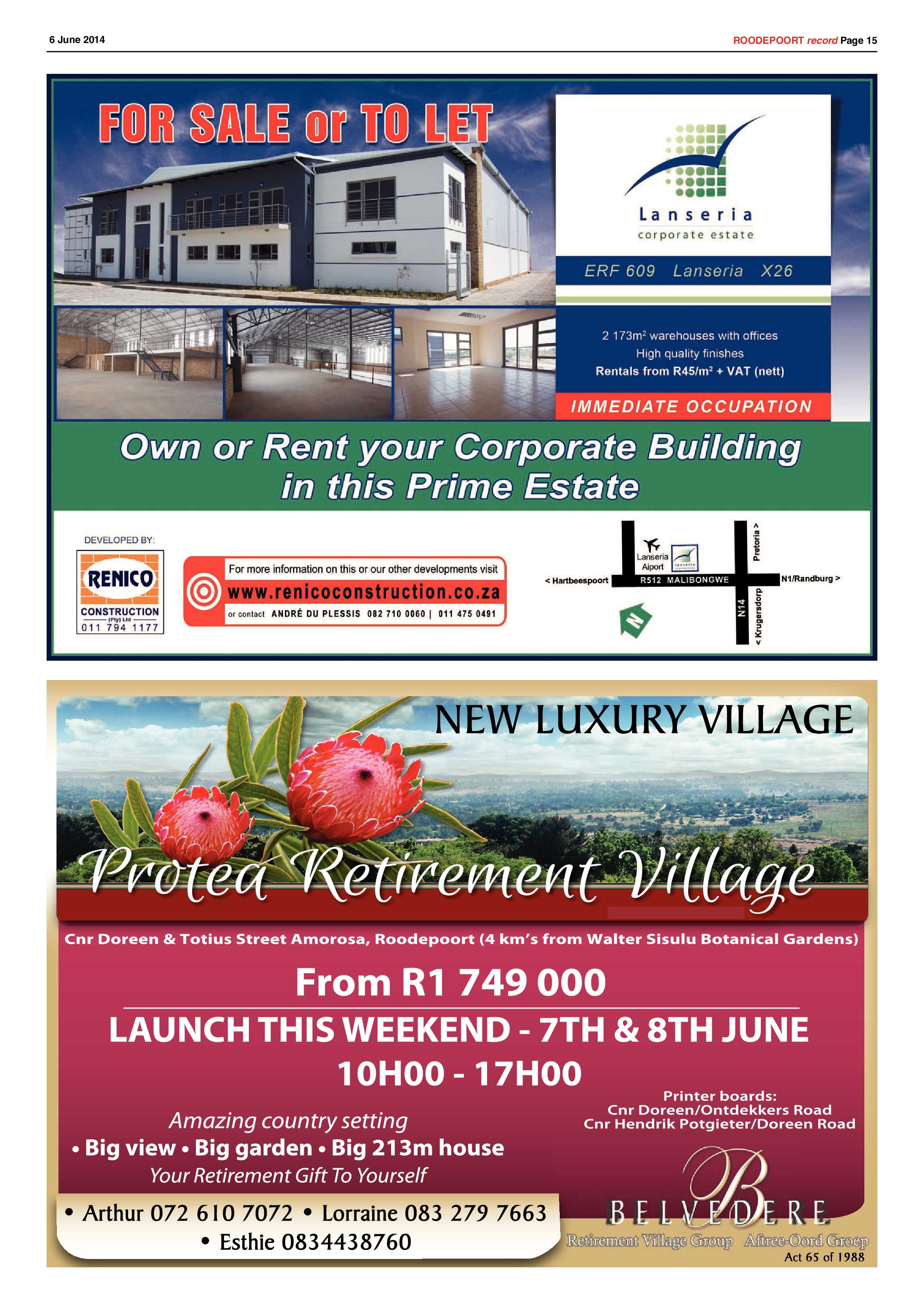 Roodepoort Record 6 June 2014 page 15