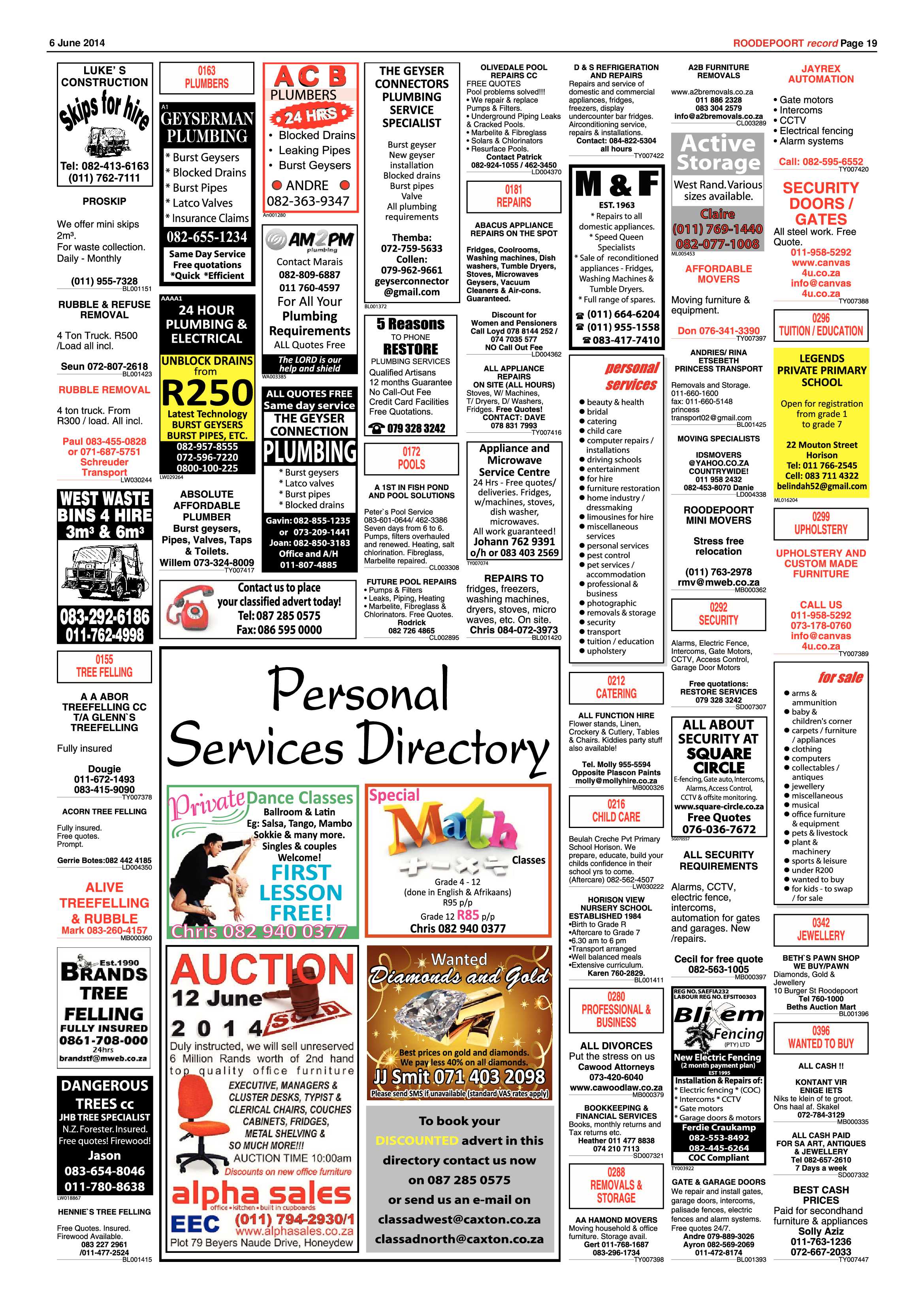 Roodepoort Record 6 June 2014 page 19