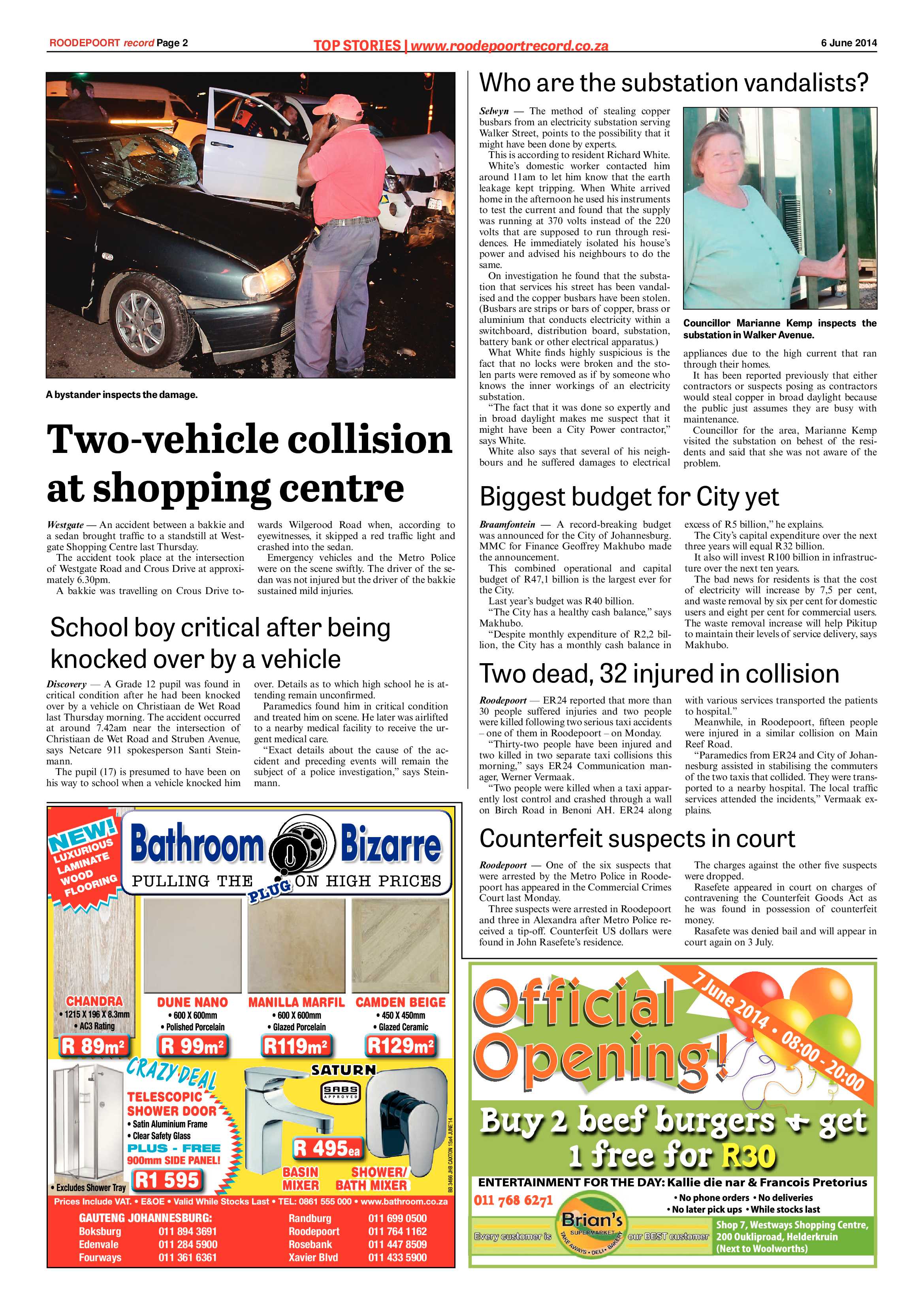 Roodepoort Record 6 June 2014 page 2