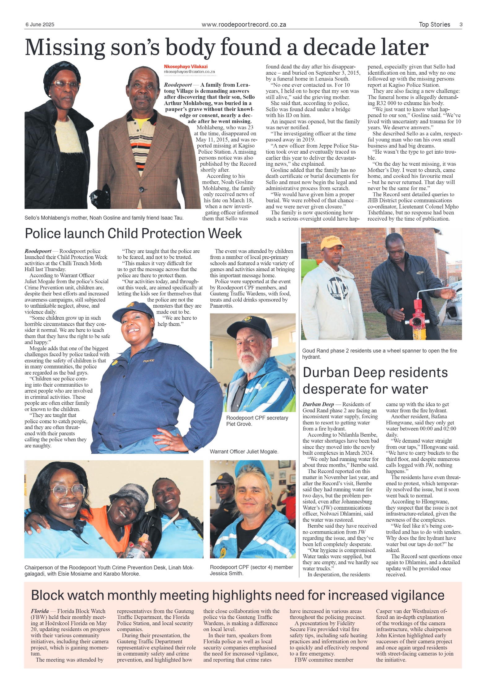 Roodepoort Record 6 June 2025 page 3