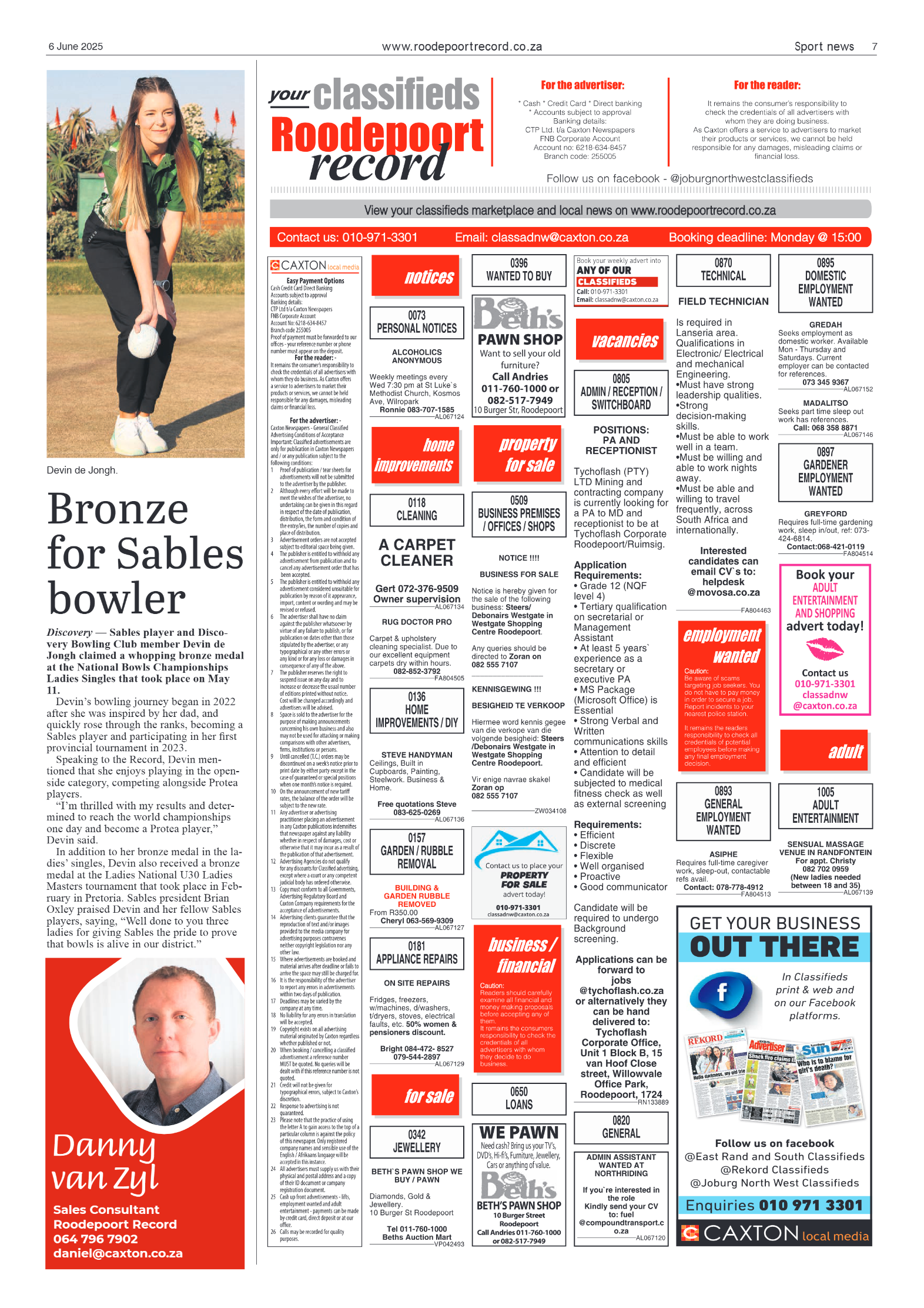 Roodepoort Record 6 June 2025 page 7