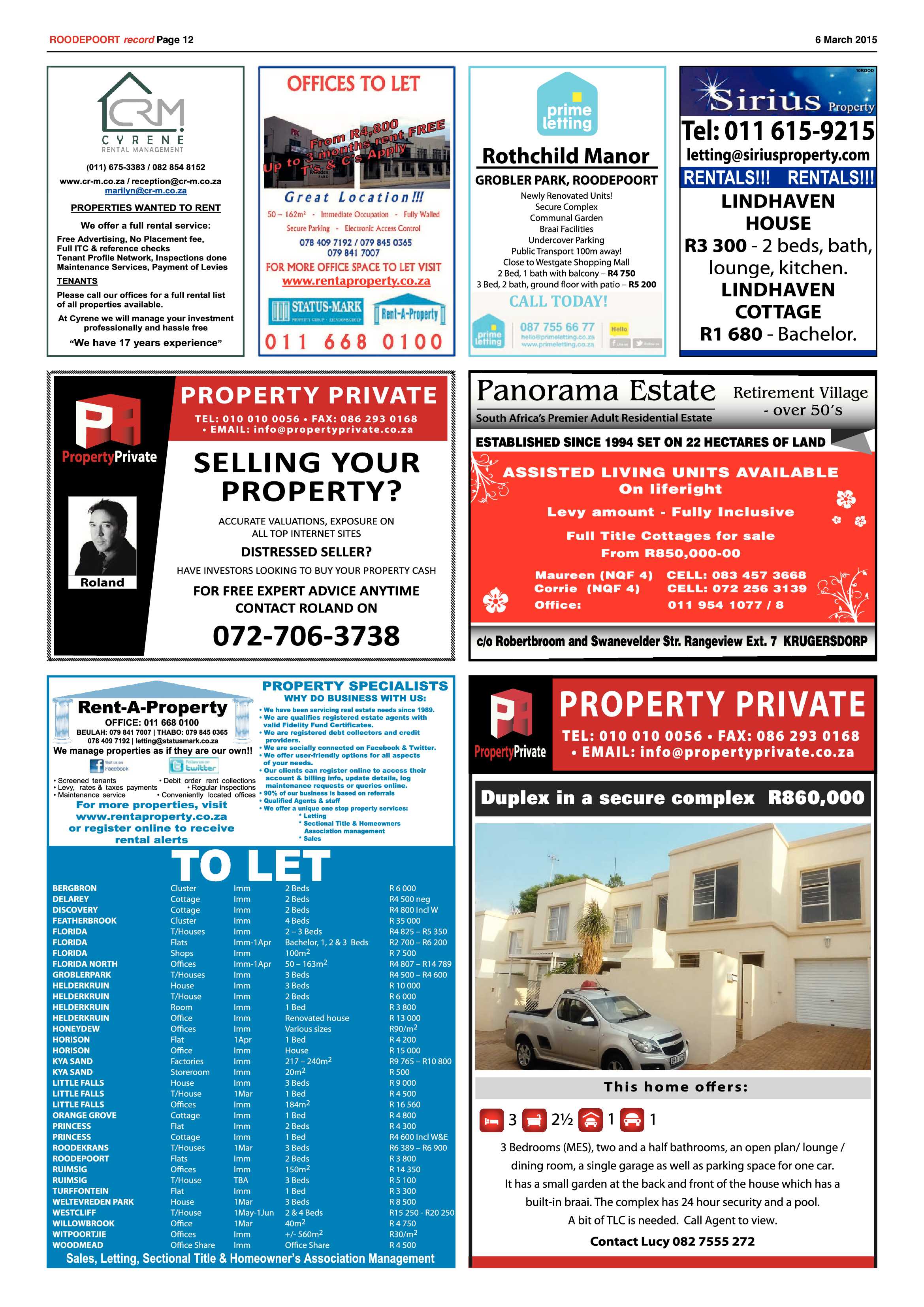 Roodepoort Record 6 March 2015 page 12