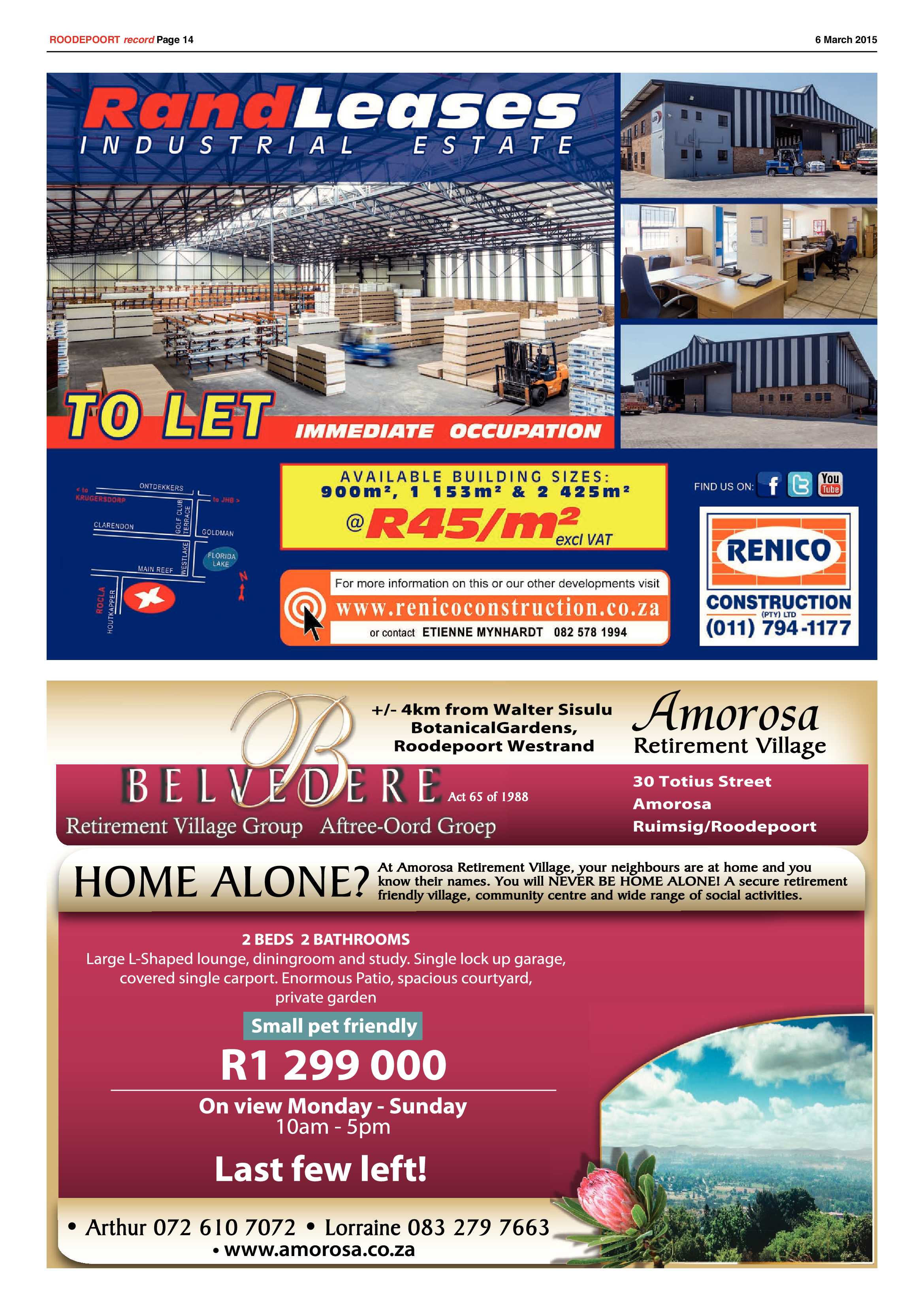 Roodepoort Record 6 March 2015 page 14