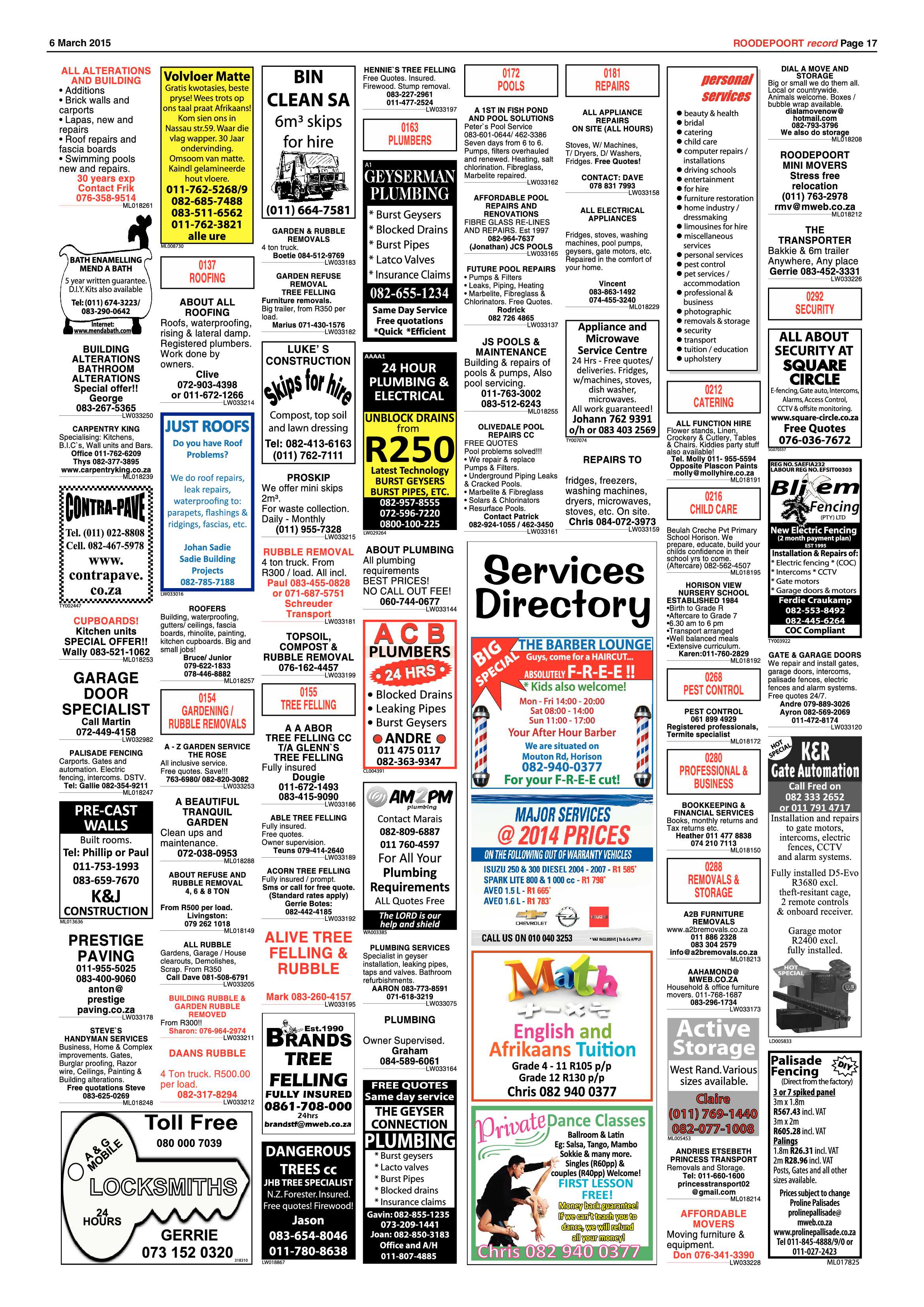 Roodepoort Record 6 March 2015 page 17