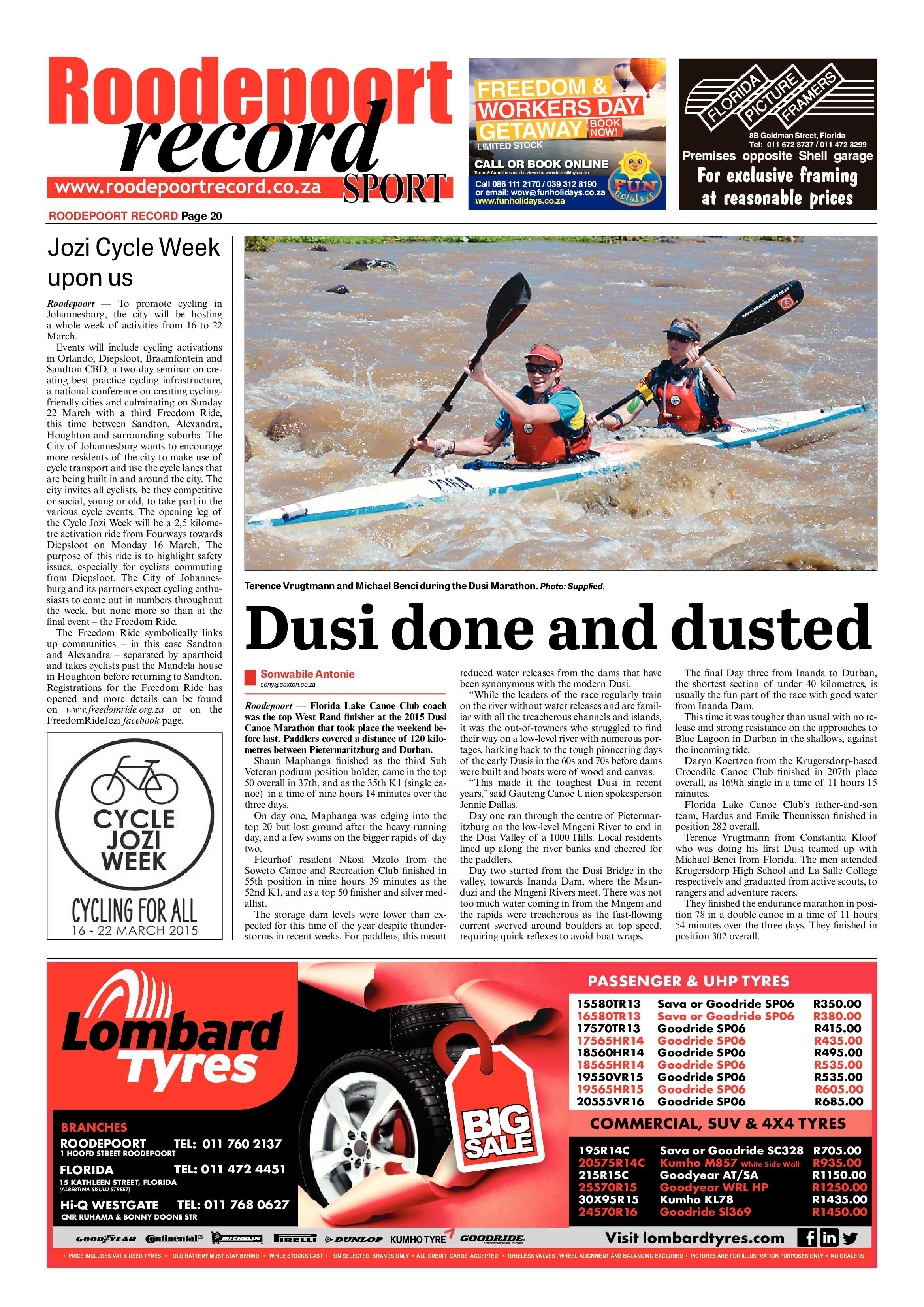 Roodepoort Record 6 March 2015 page 20