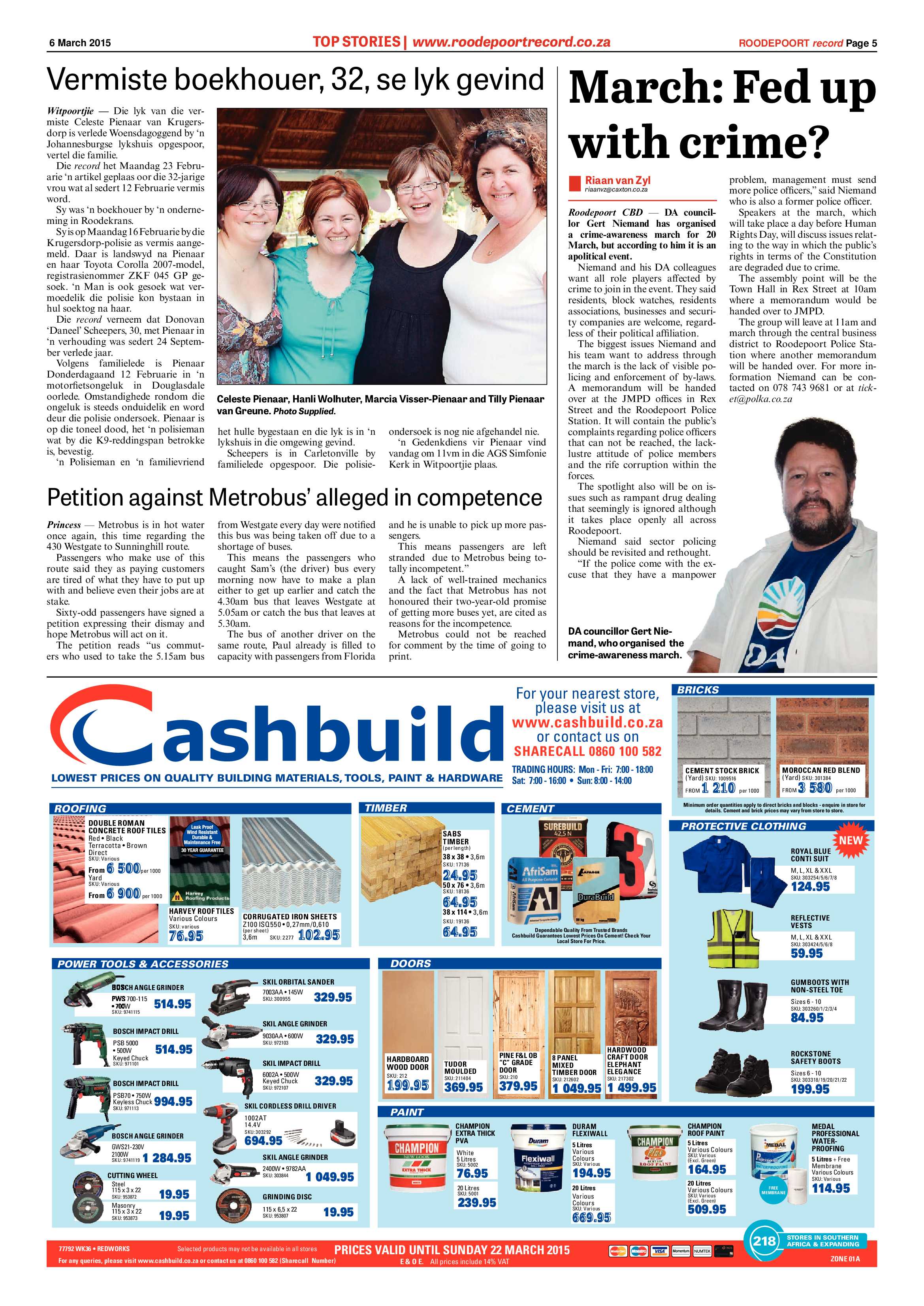 Roodepoort Record 6 March 2015 page 5