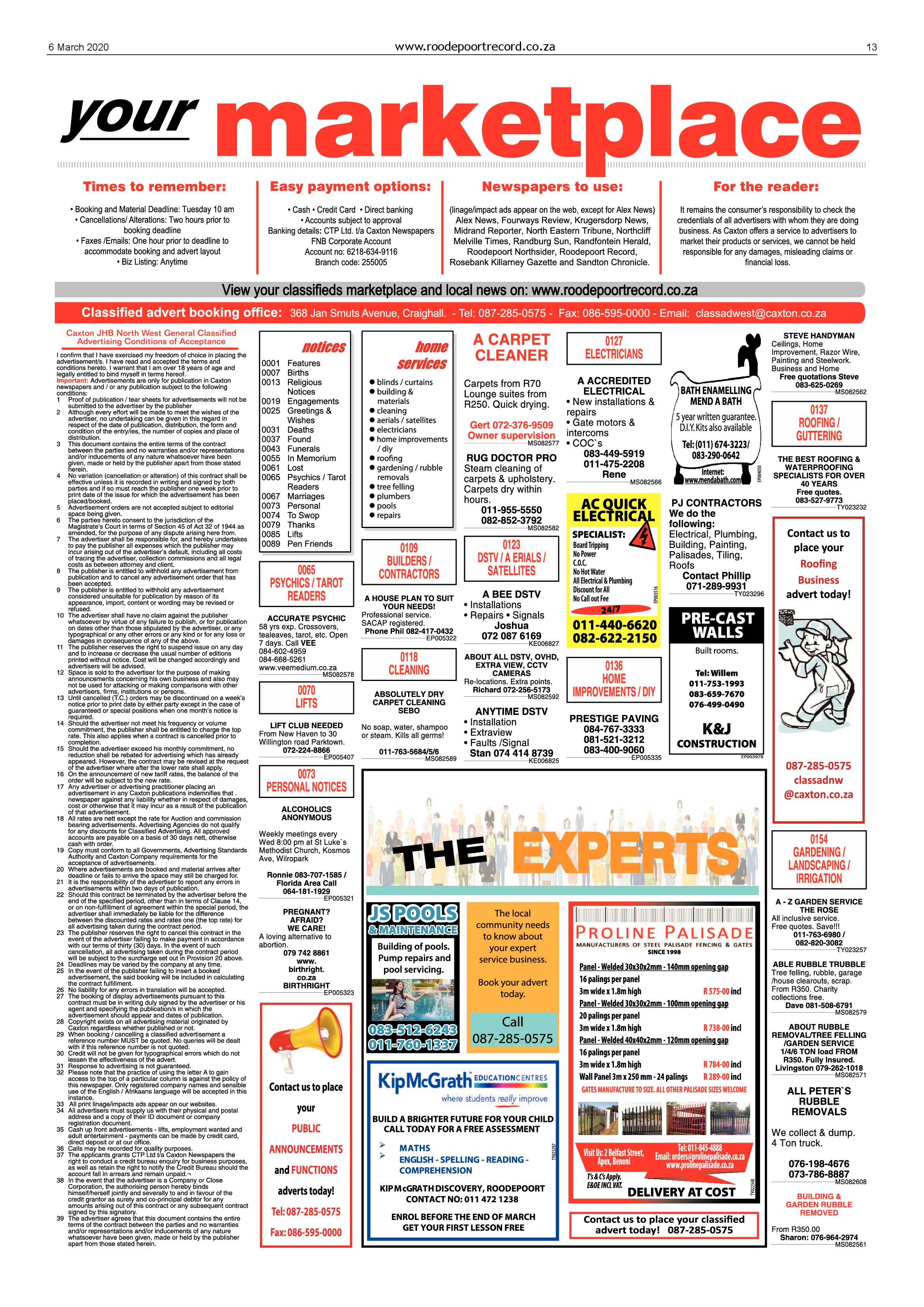 Roodepoort Record 6 March 2020 page 13