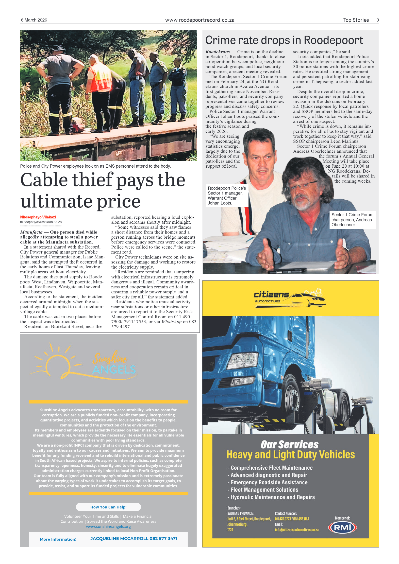 Roodepoort Record 6 March 20206 page 3