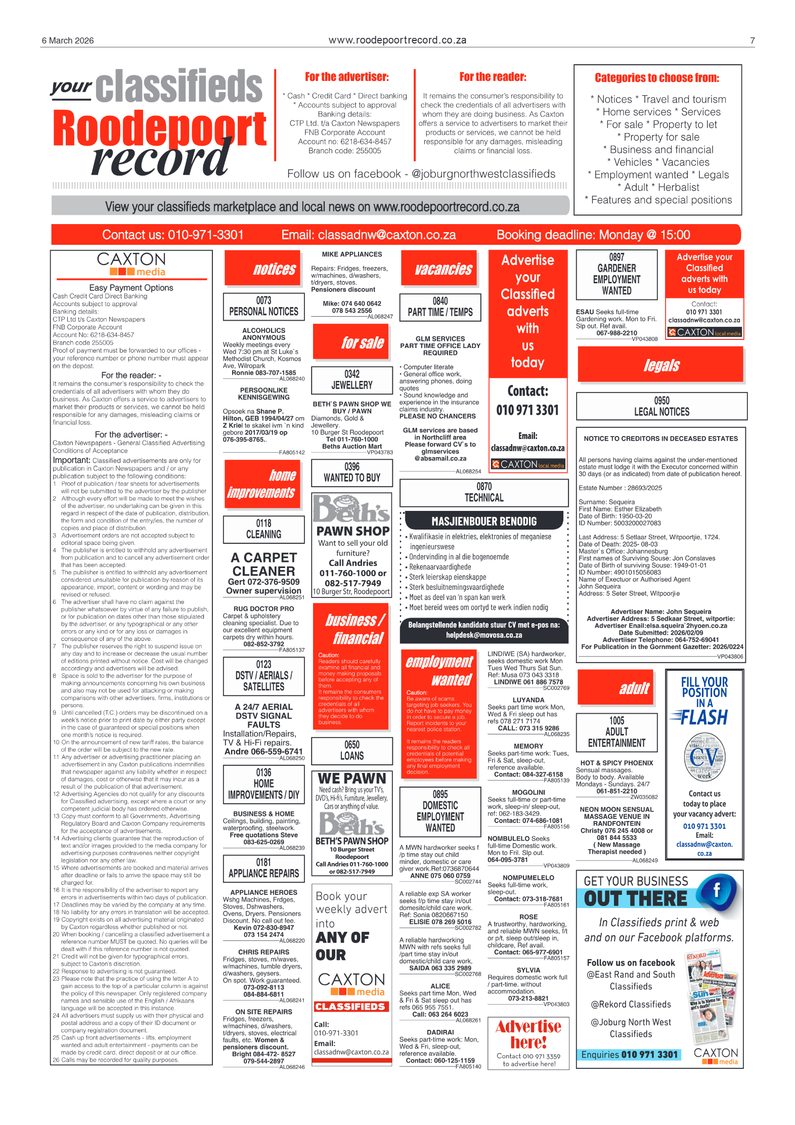 Roodepoort Record 6 March 20206 page 7