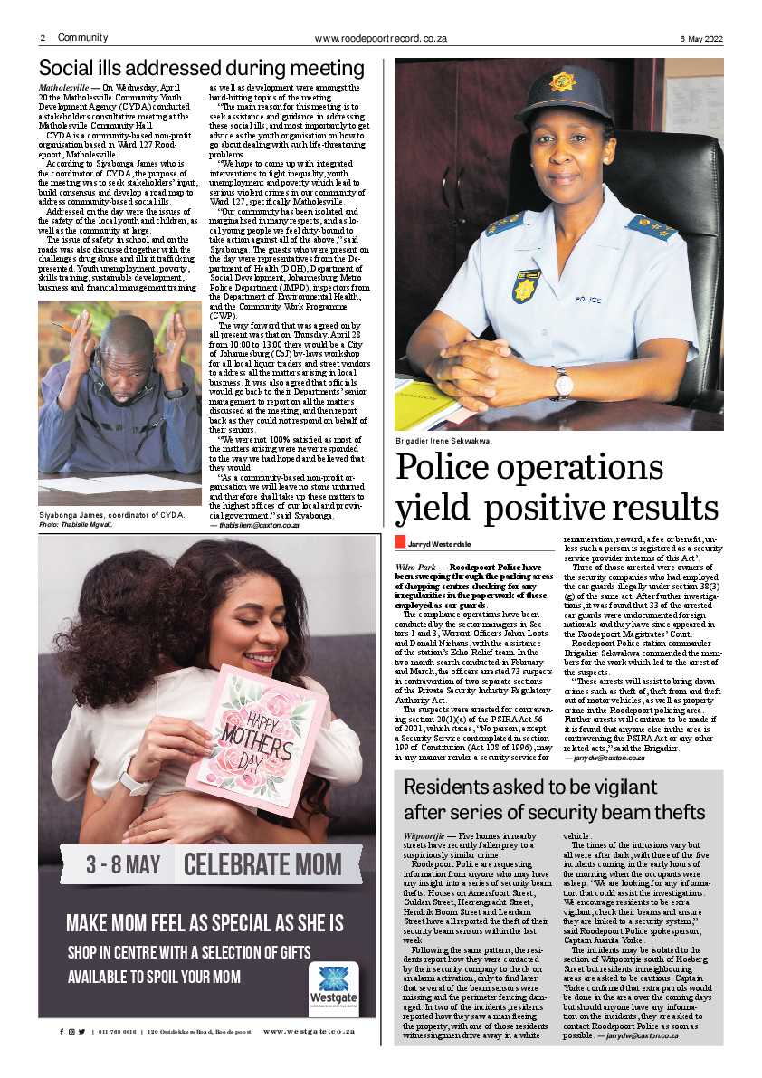 Roodepoort Record 6 May 2022 page 2