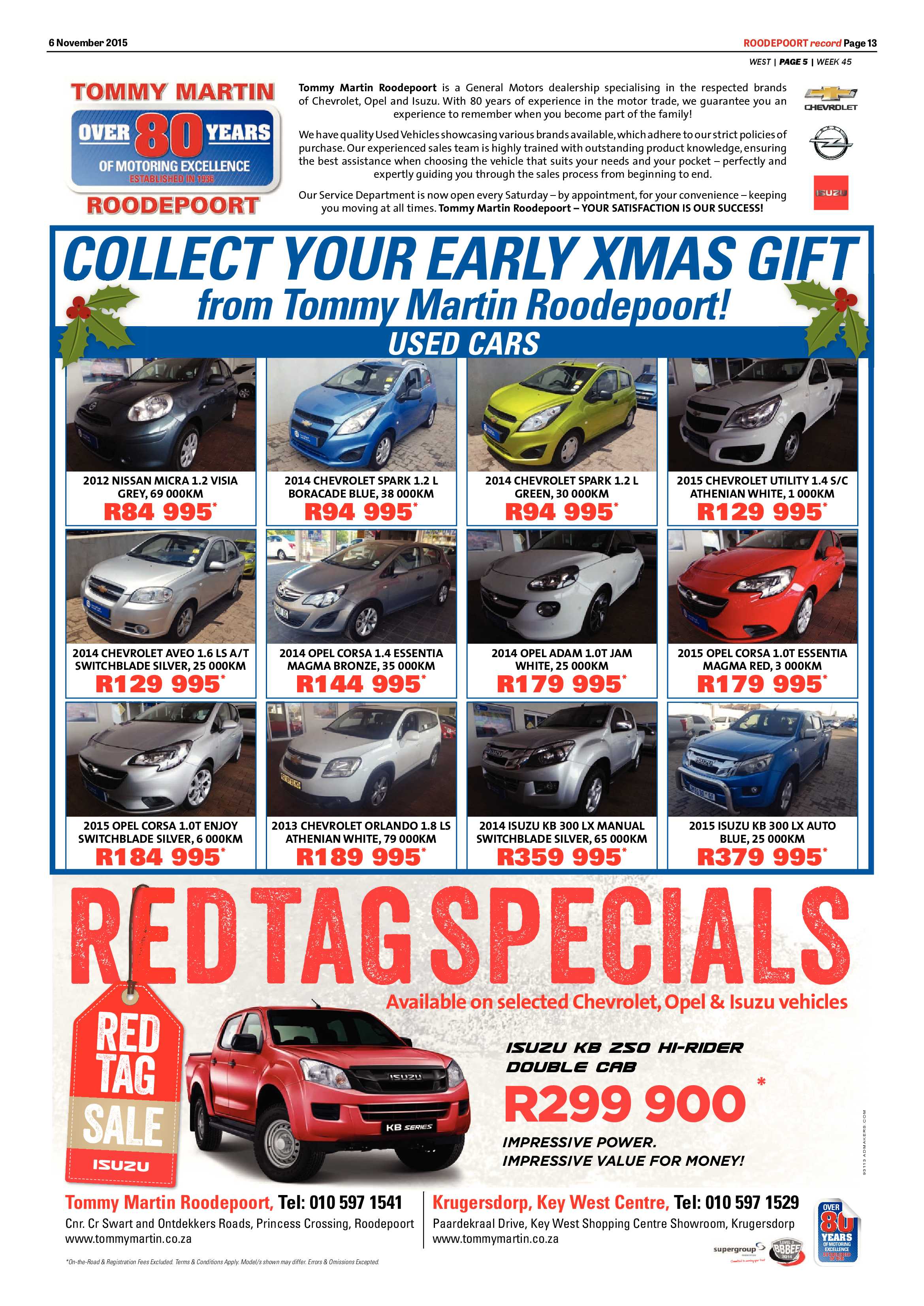 Roodepoort Record 6 November 2015 page 13