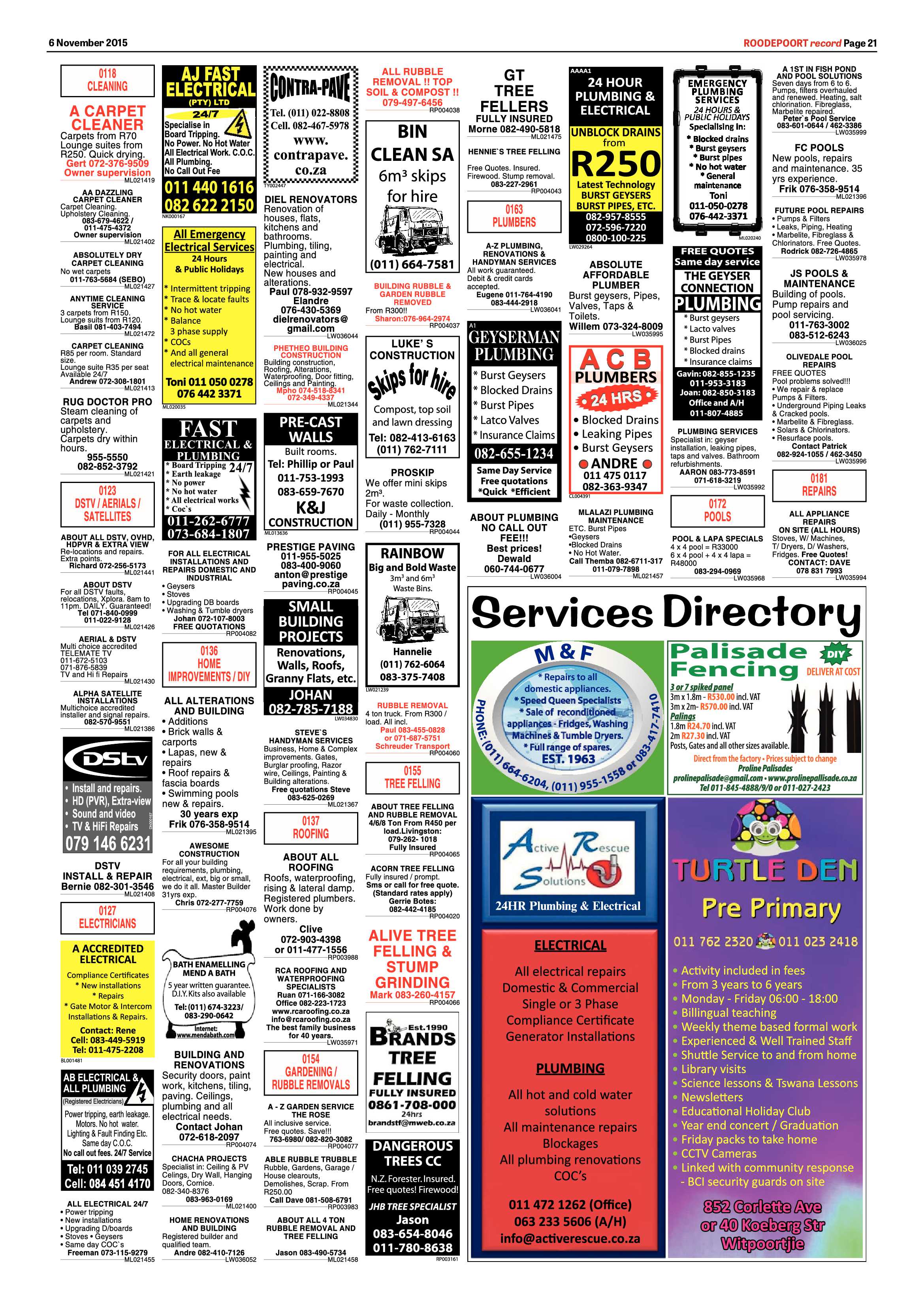 Roodepoort Record 6 November 2015 page 21