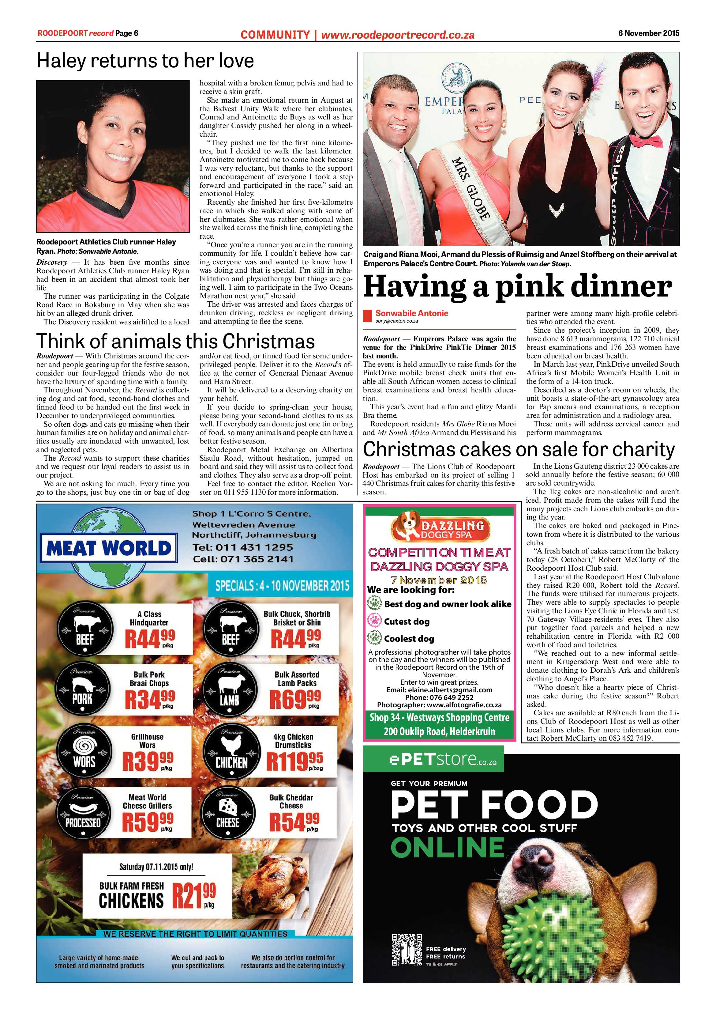 Roodepoort Record 6 November 2015 page 6