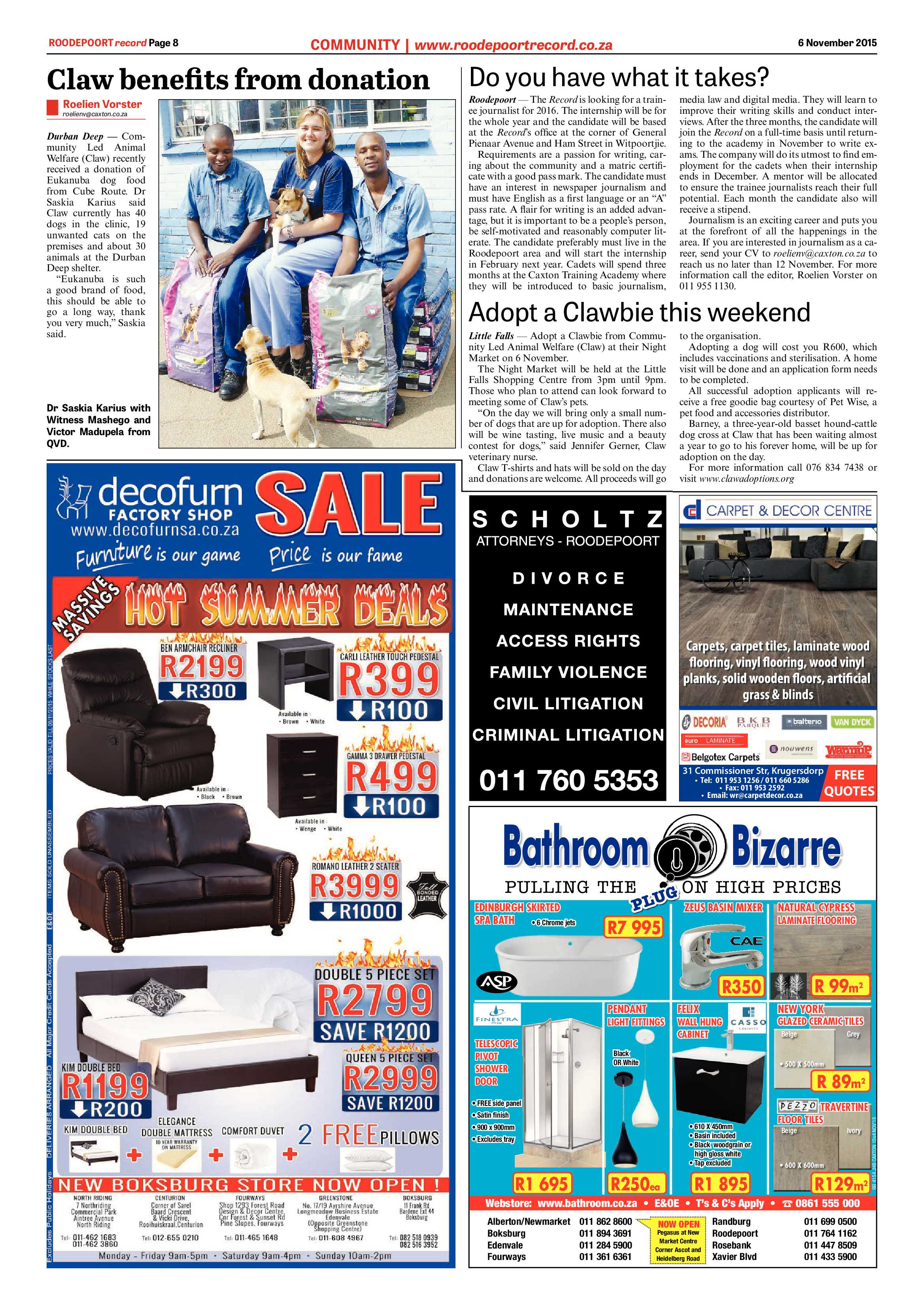 Roodepoort Record 6 November 2015 page 8