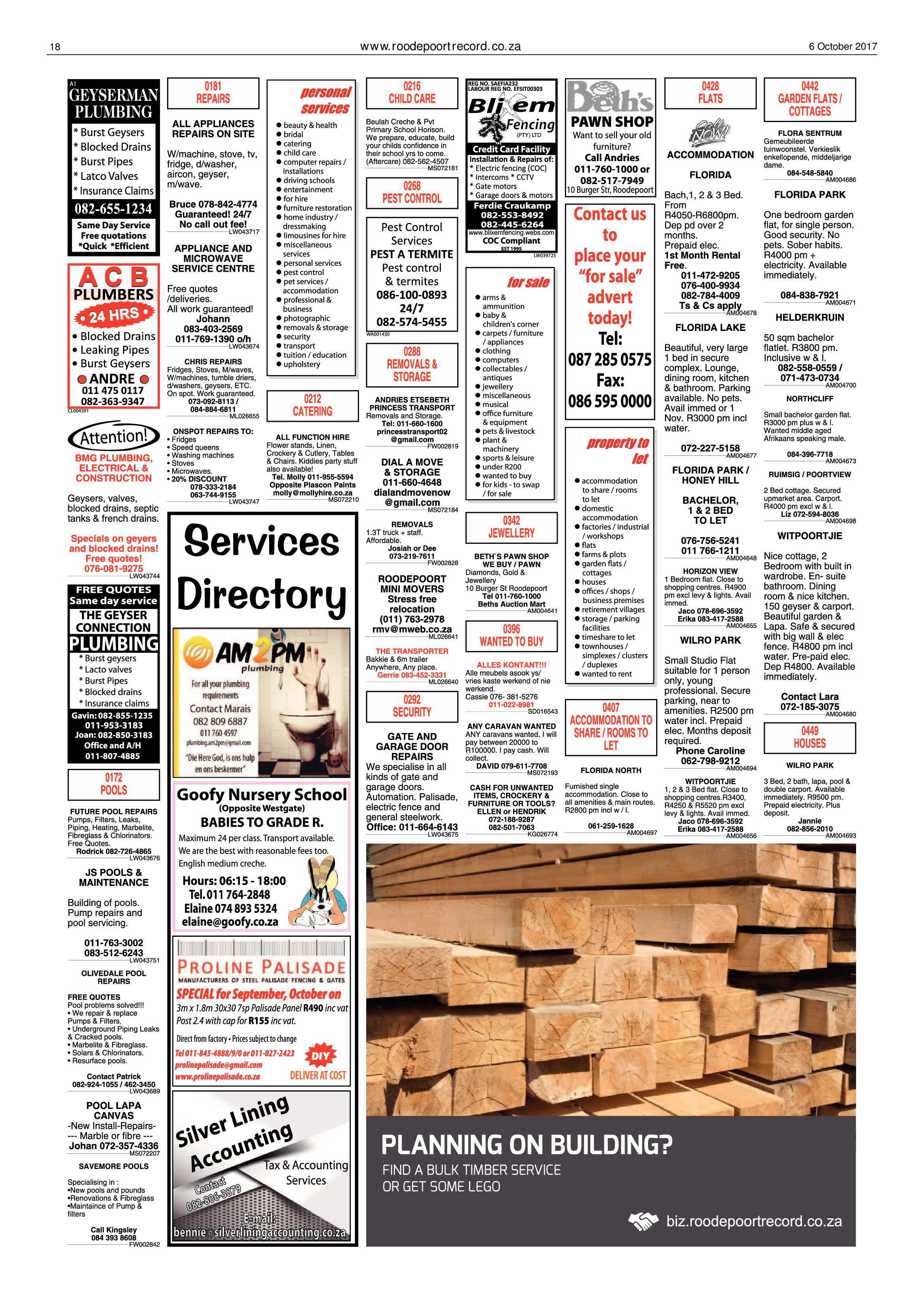 Roodepoort Record 6 October 2017 page 18
