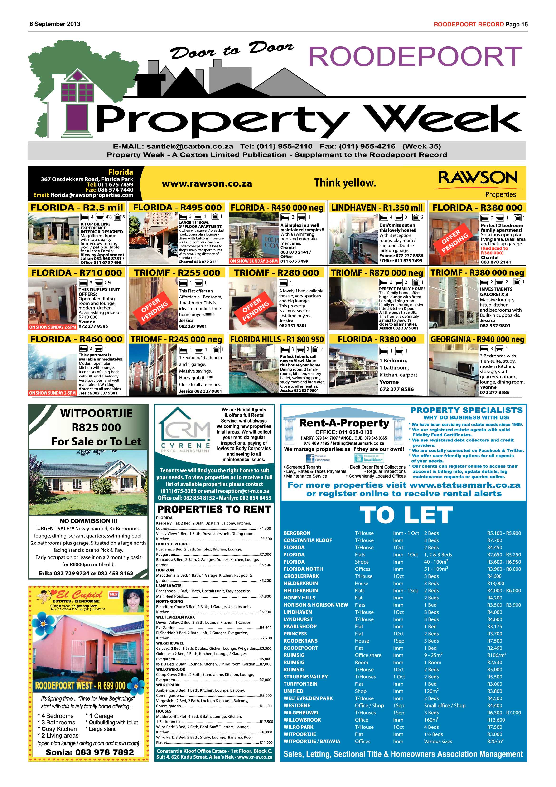 Roodepoort Record 6 September 2013 page 15