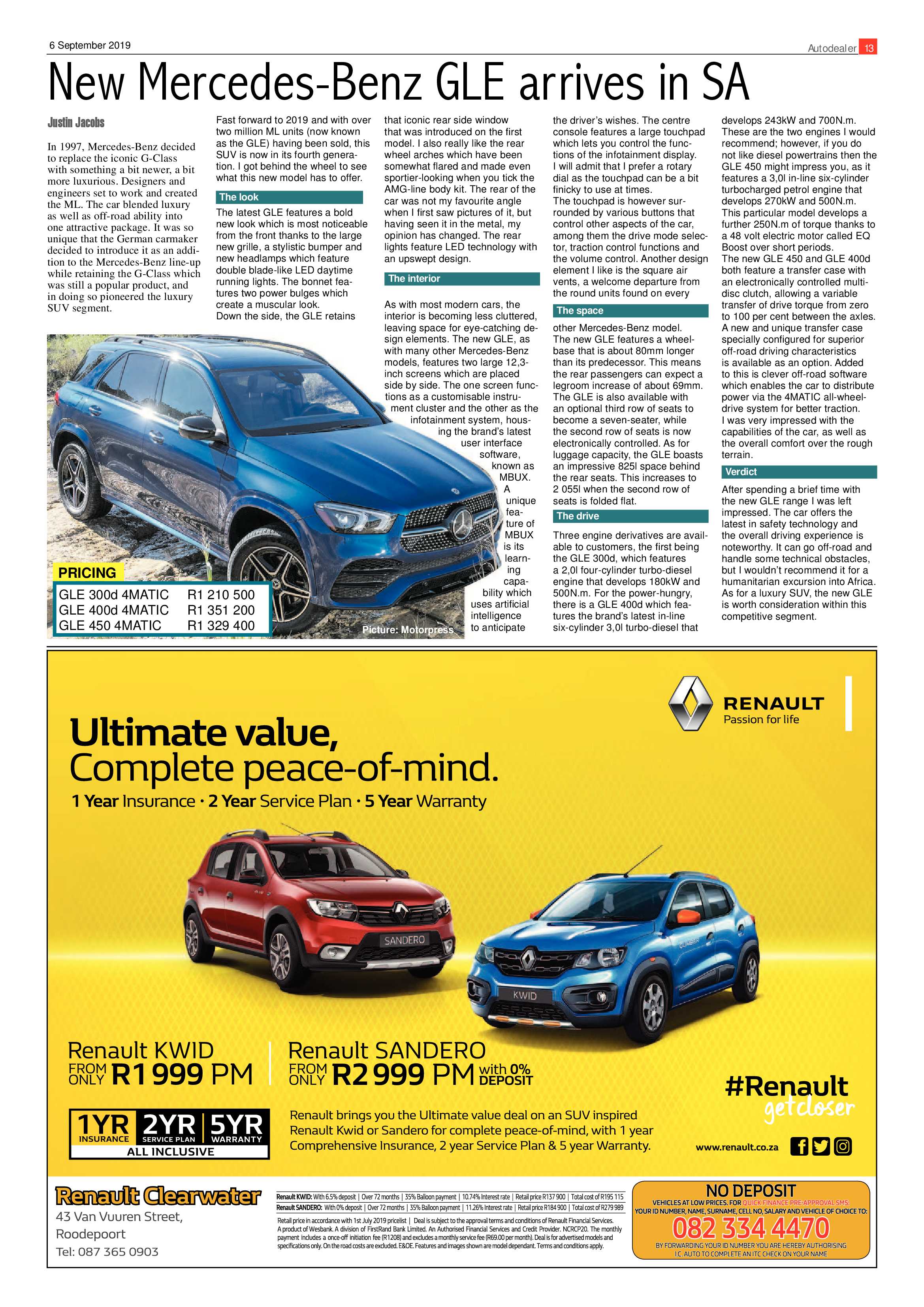 Roodepoort Record 6 September 2019 page 13