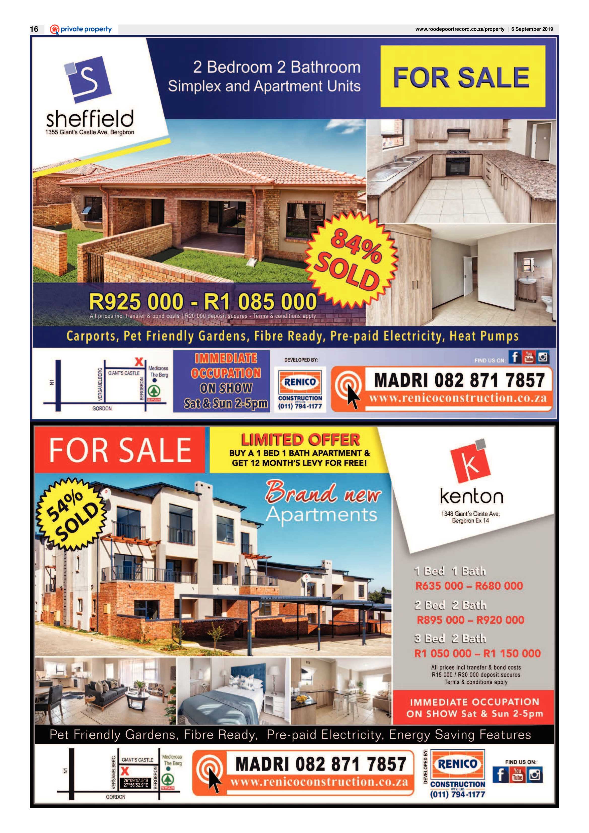Roodepoort Record 6 September 2019 page 16