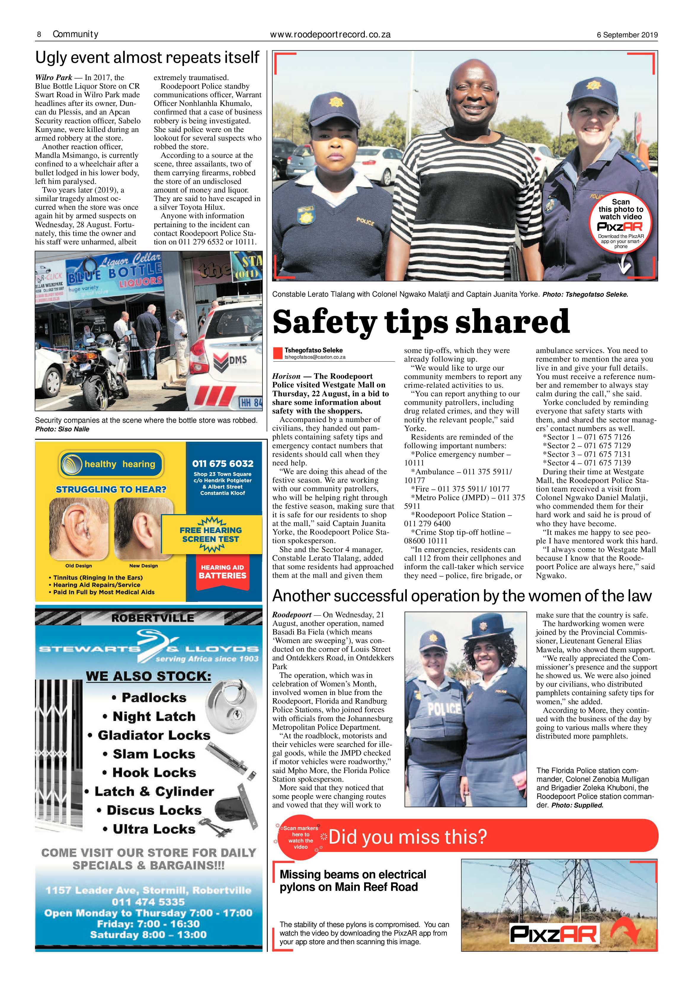 Roodepoort Record 6 September 2019 page 8