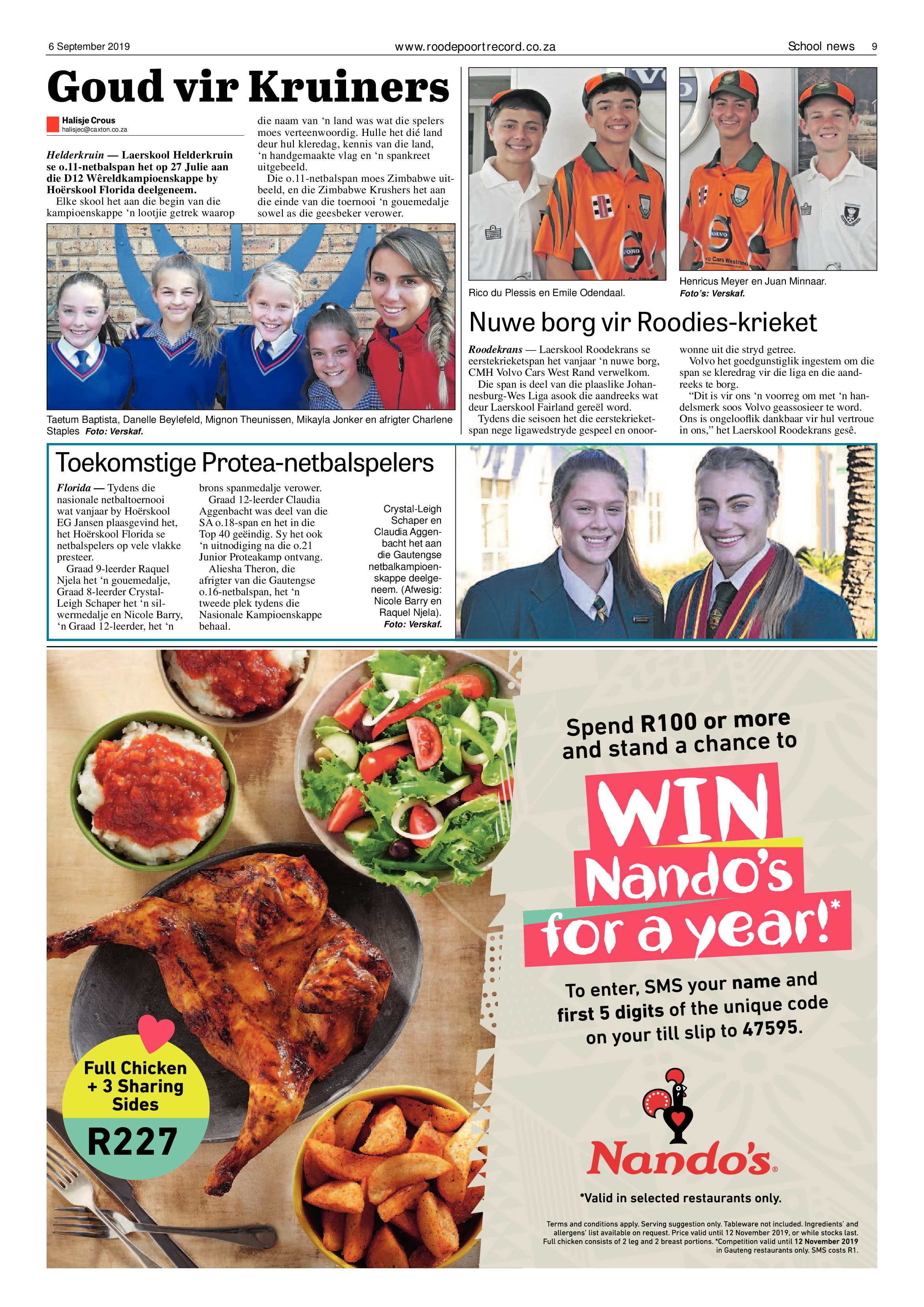 Roodepoort Record 6 September 2019 page 9