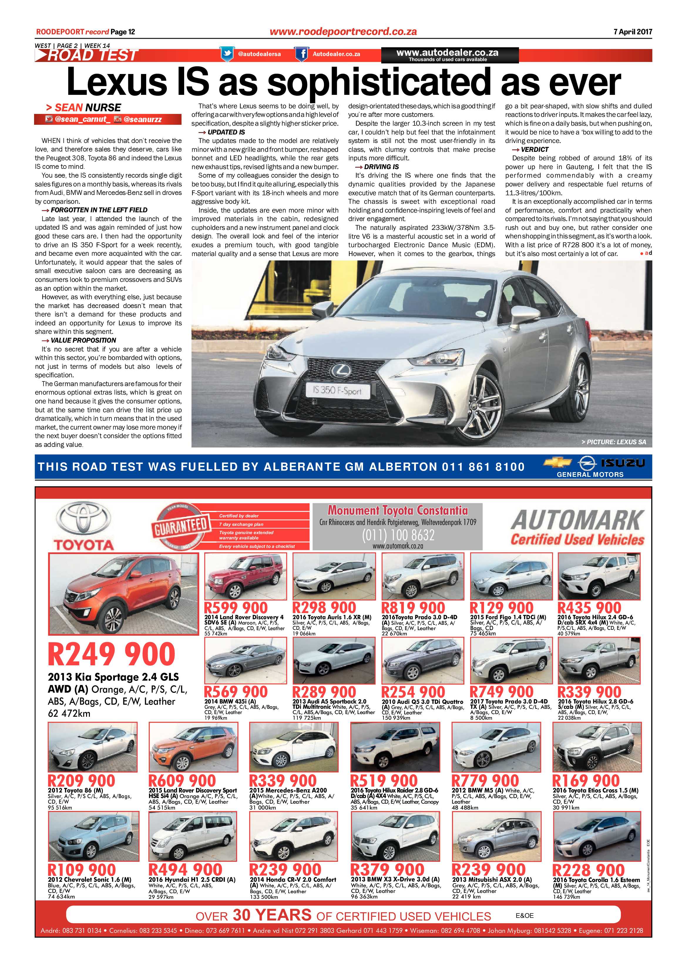 Roodepoort Record 7 April 2017 page 12