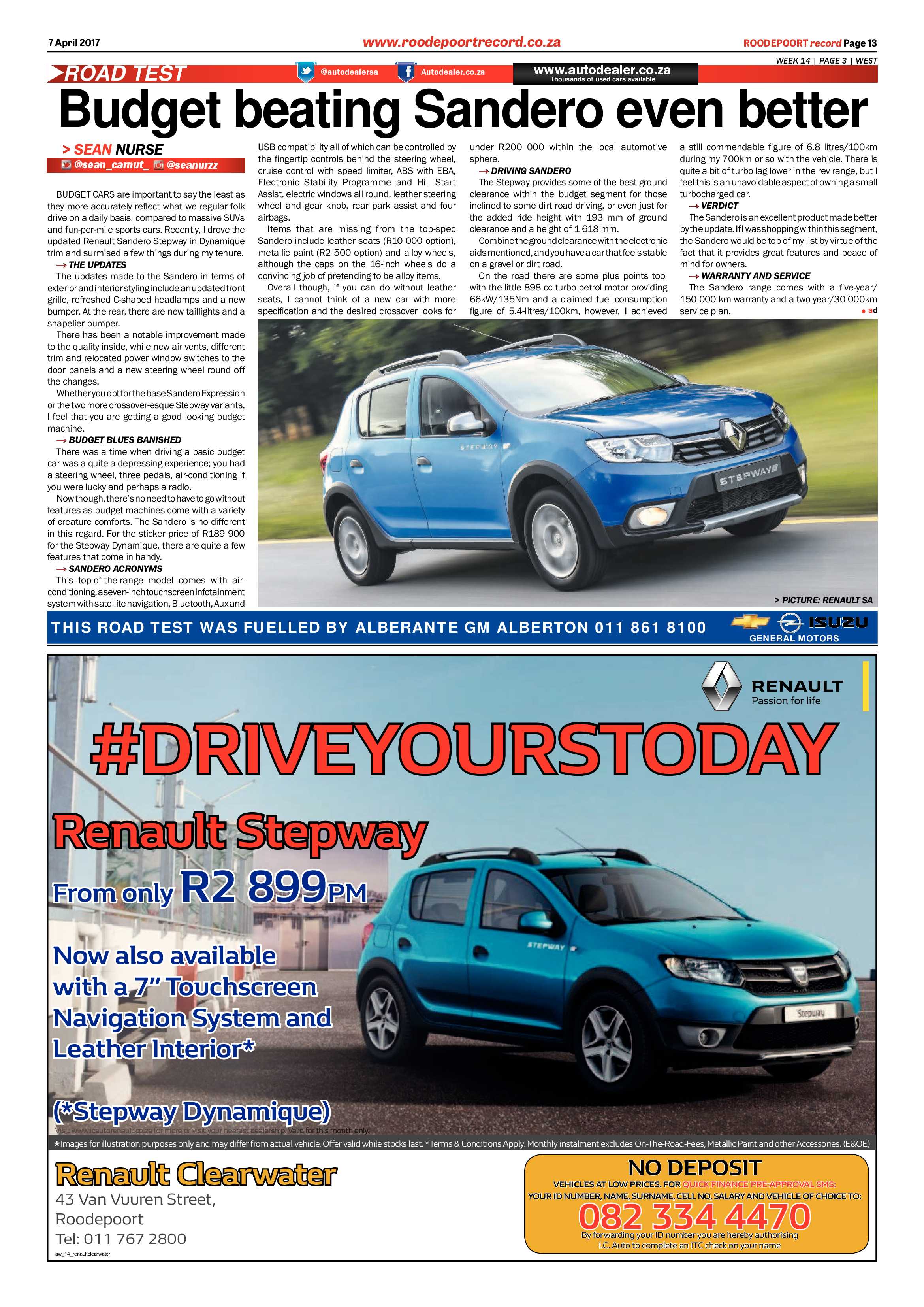 Roodepoort Record 7 April 2017 page 13