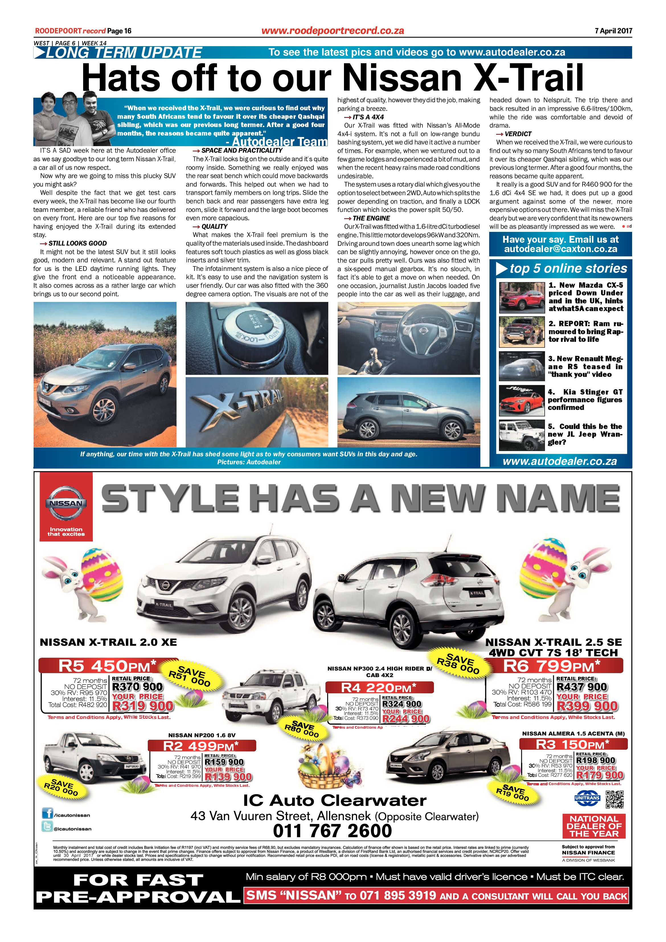 Roodepoort Record 7 April 2017 page 16