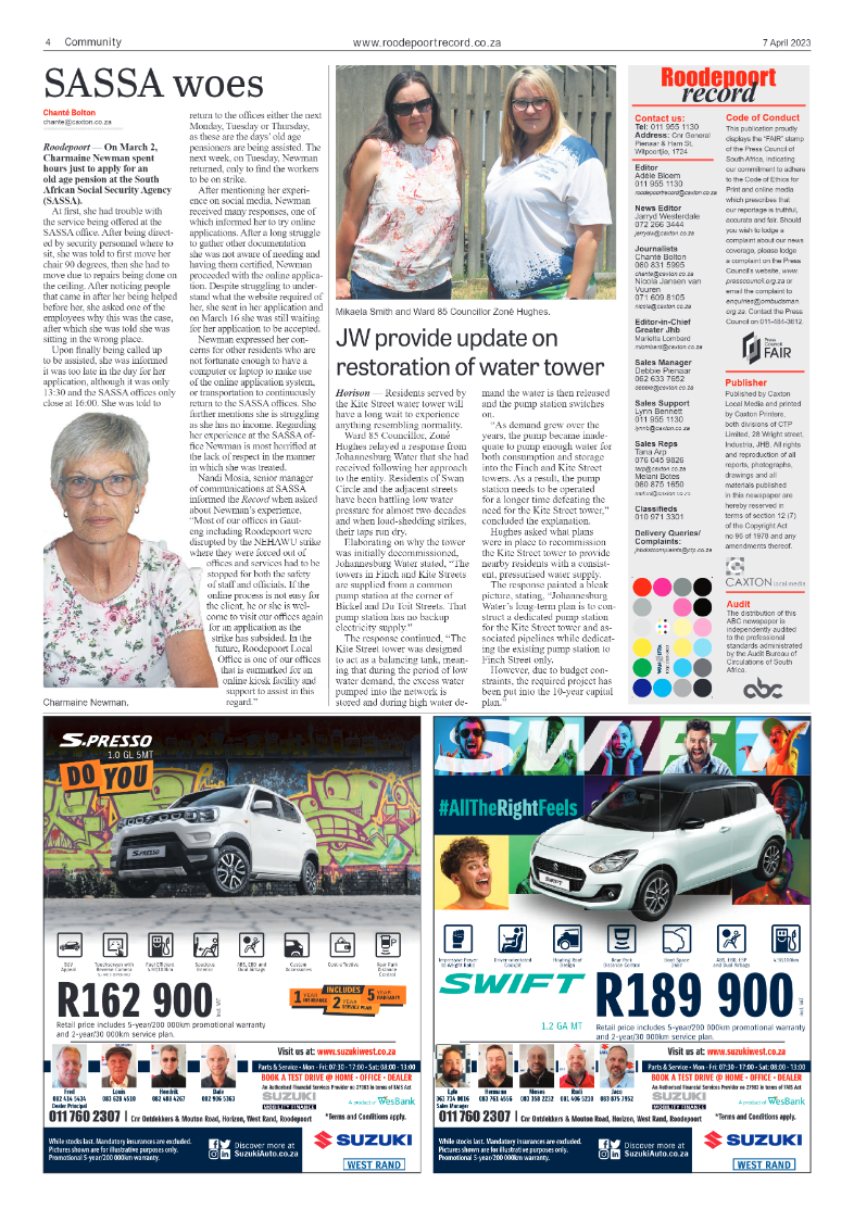 Roodepoort Record 7 April 2023 page 4