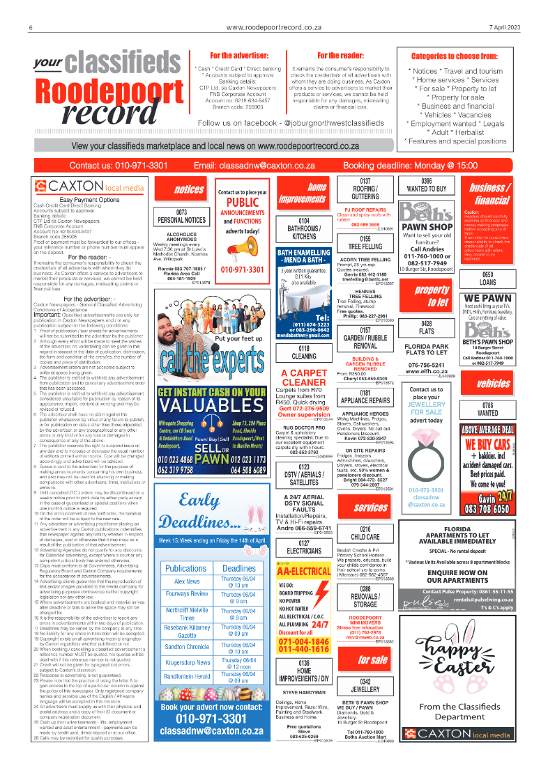 Roodepoort Record 7 April 2023 page 6