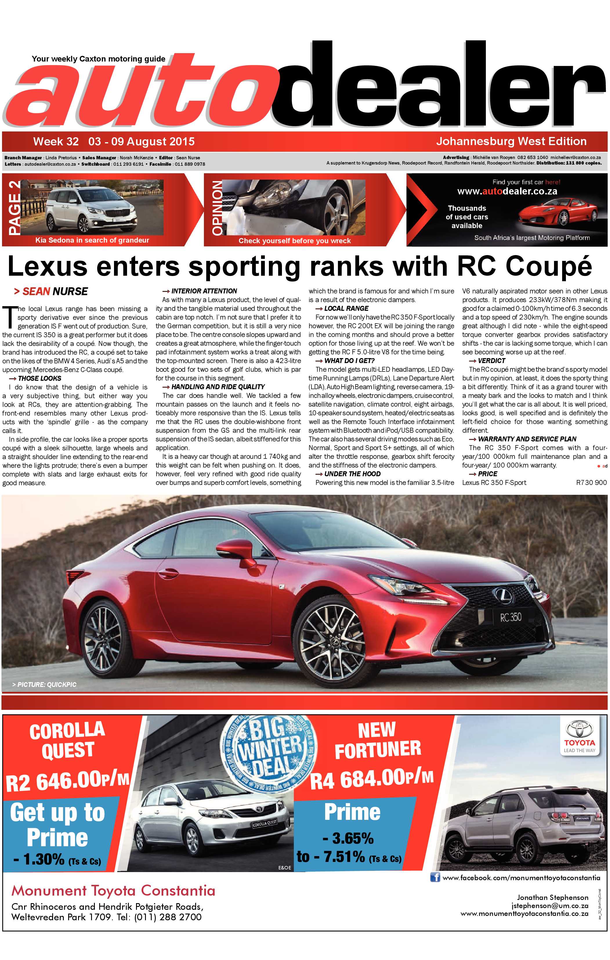 Roodepoort Record 7 August 2015 page 11