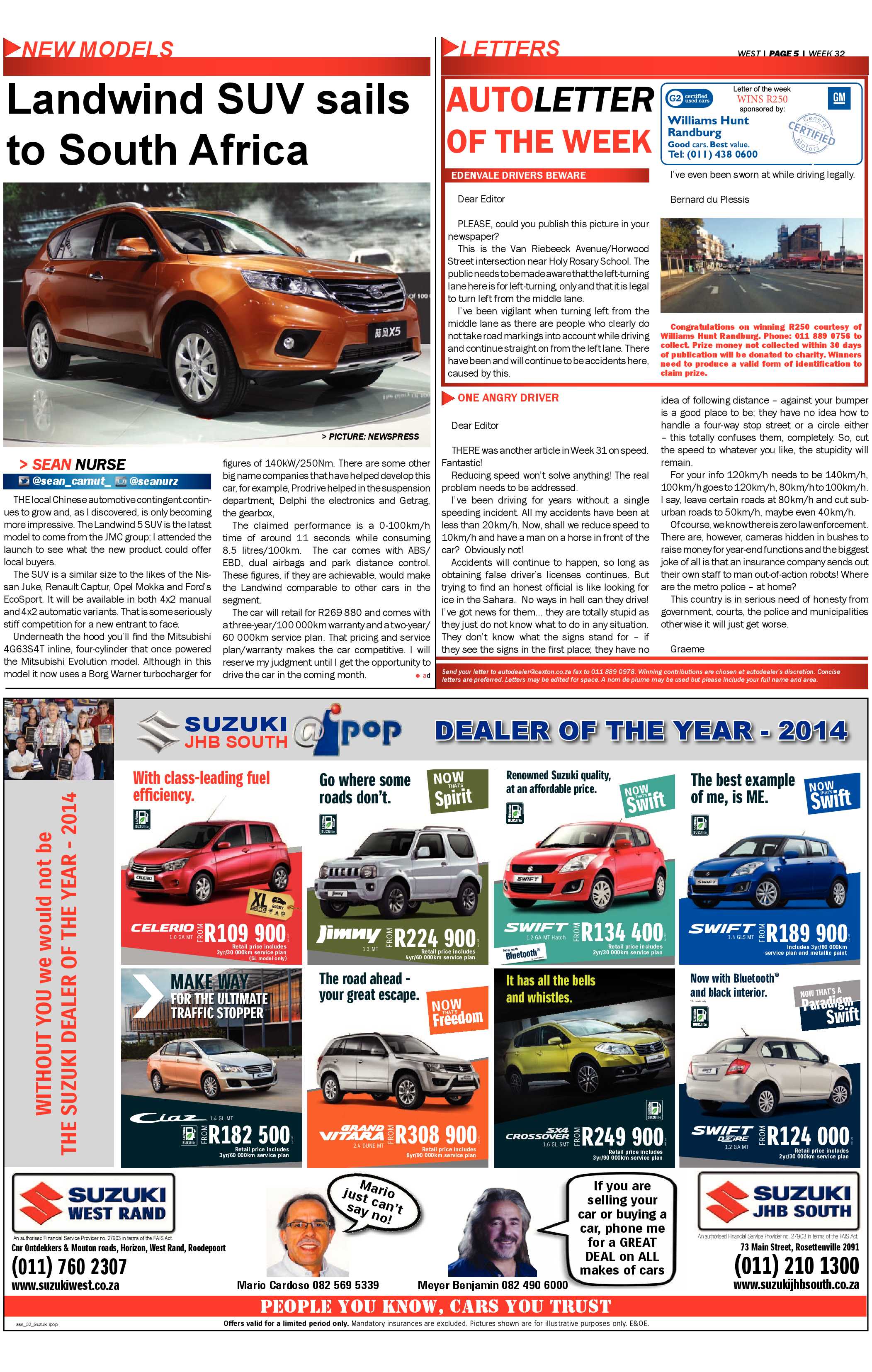 Roodepoort Record 7 August 2015 page 15