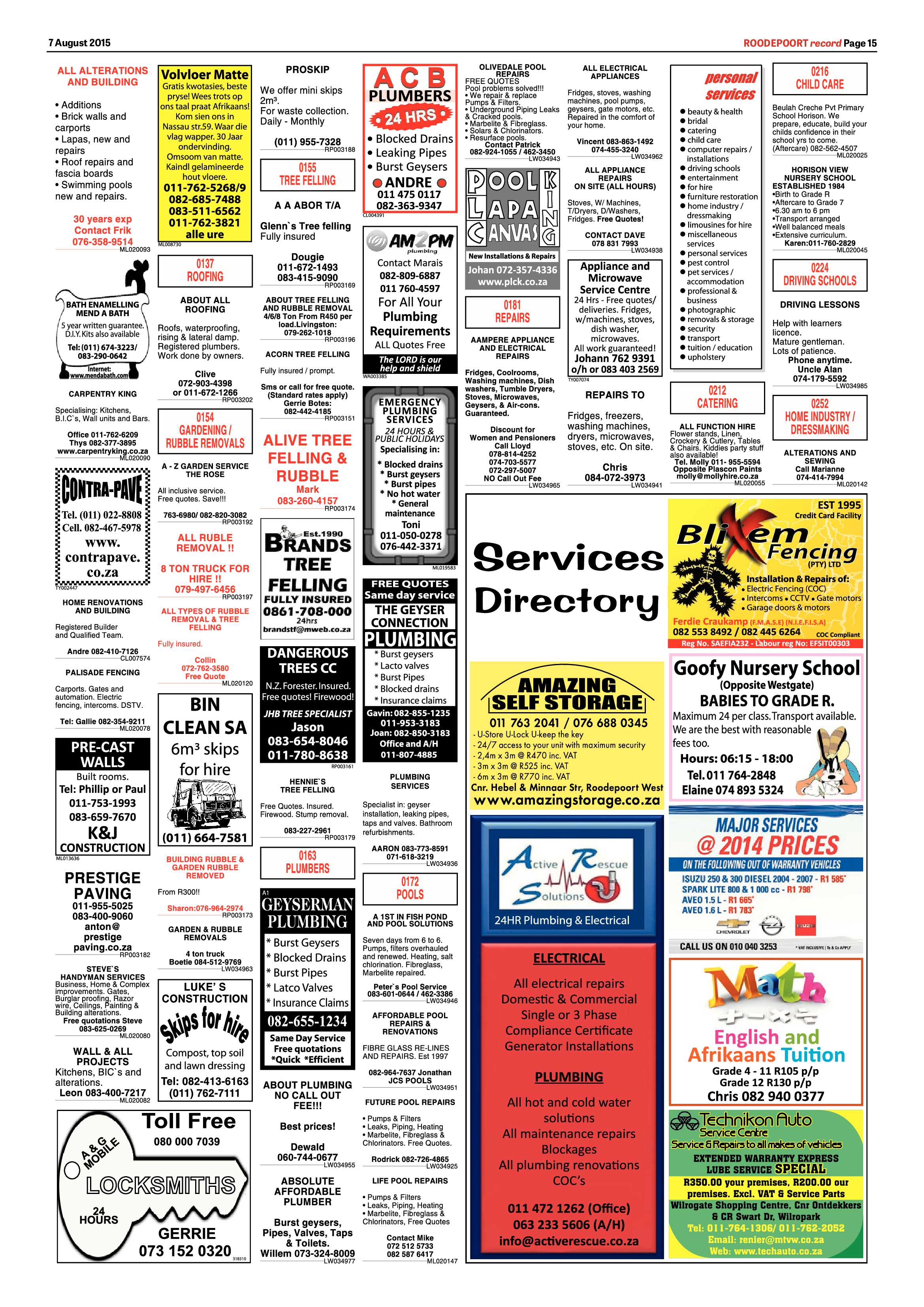 Roodepoort Record 7 August 2015 page 21