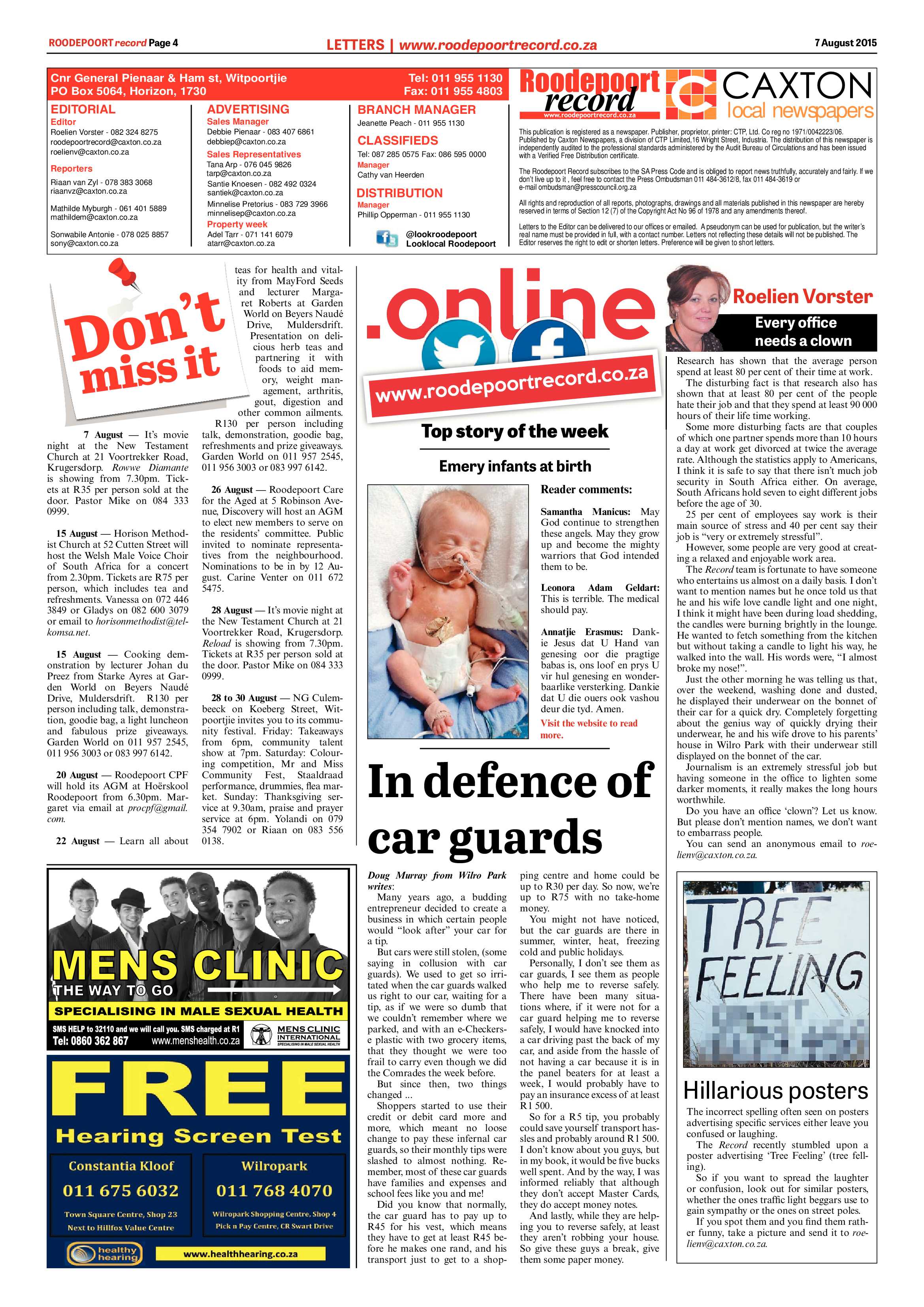 Roodepoort Record 7 August 2015 page 4