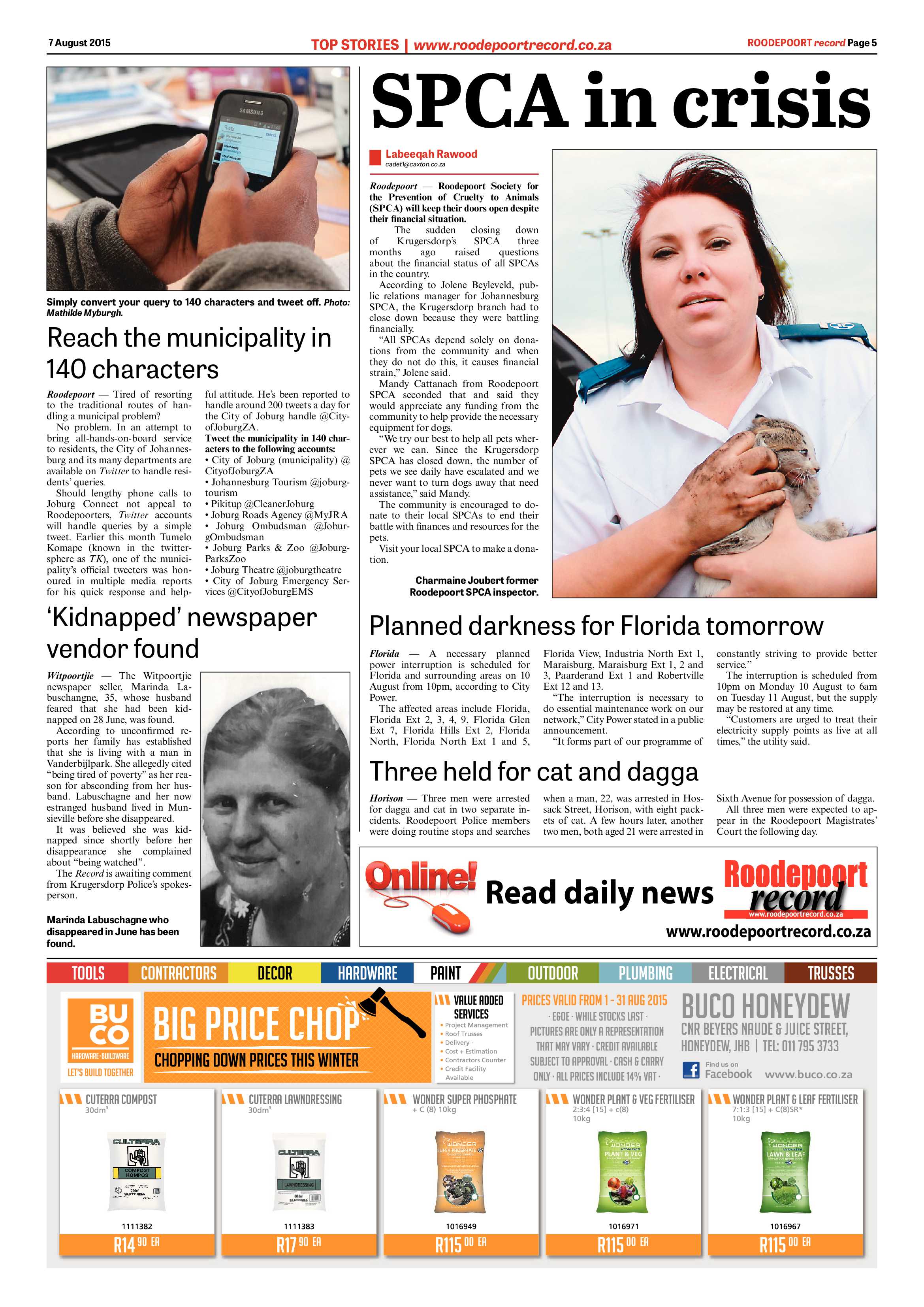 Roodepoort Record 7 August 2015 page 5