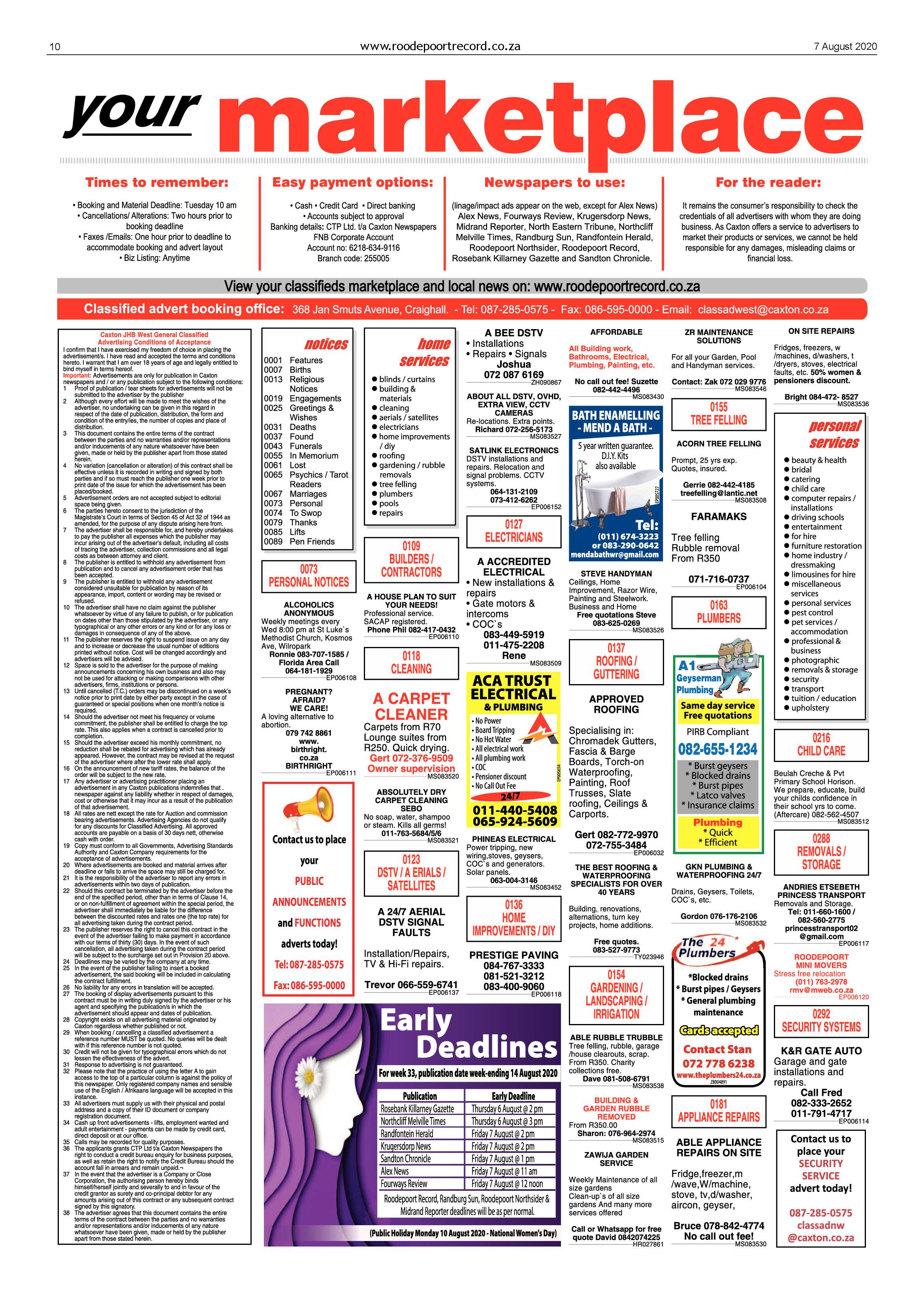 Roodepoort Record 7 August 2020 page 10