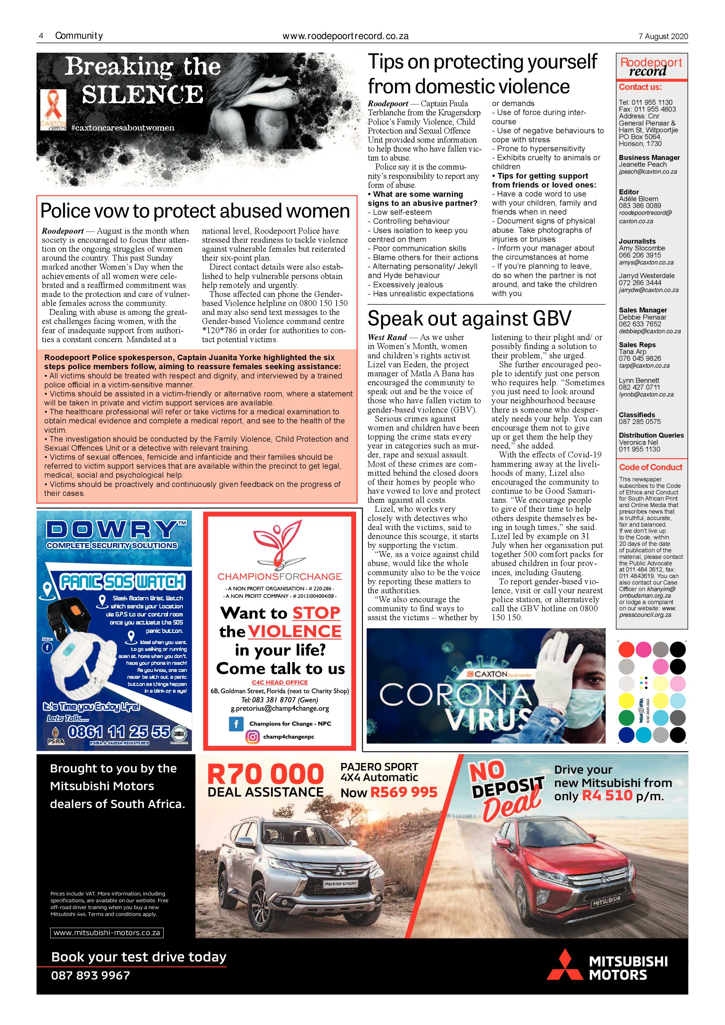 Roodepoort Record 7 August 2020 page 4