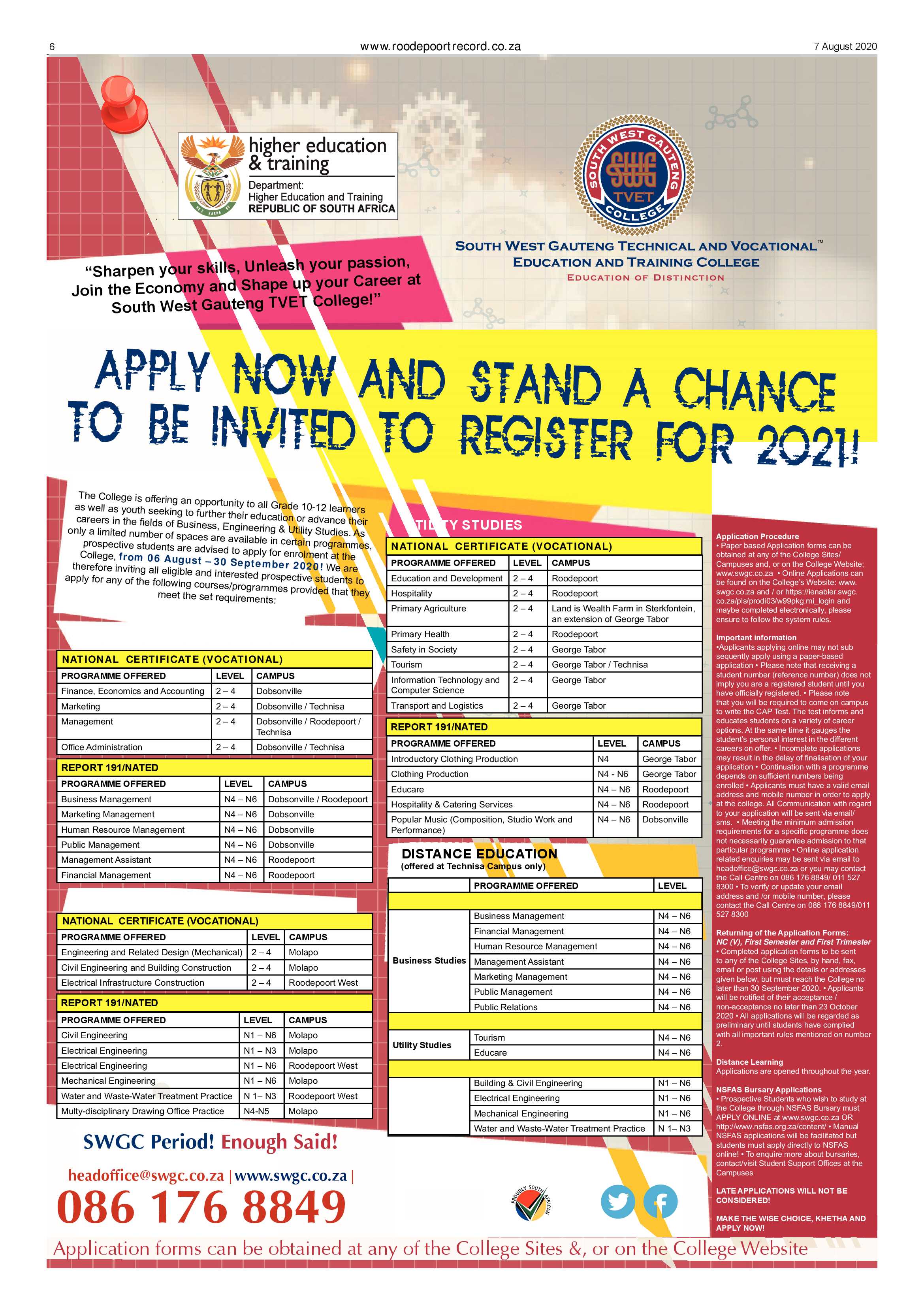 Roodepoort Record 7 August 2020 page 6