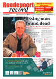 Roodepoort Record 7 August 2026