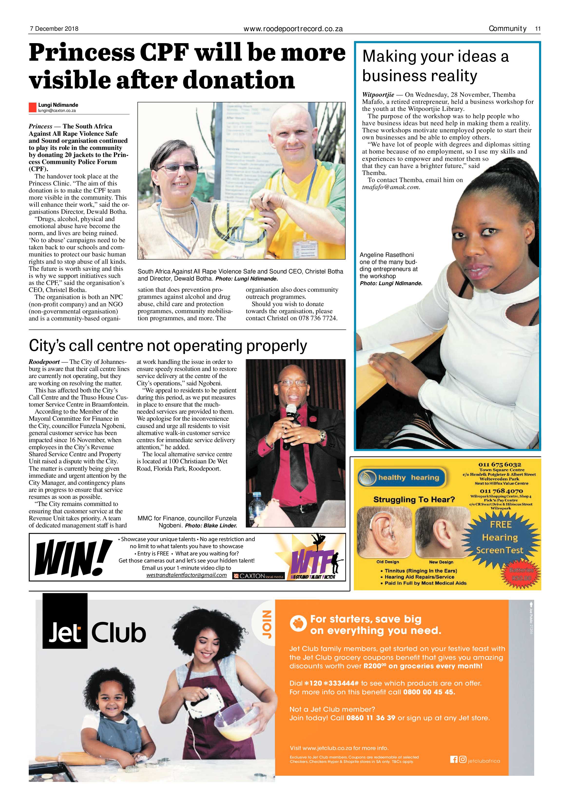 Roodepoort Record 7 December 2018 page 11