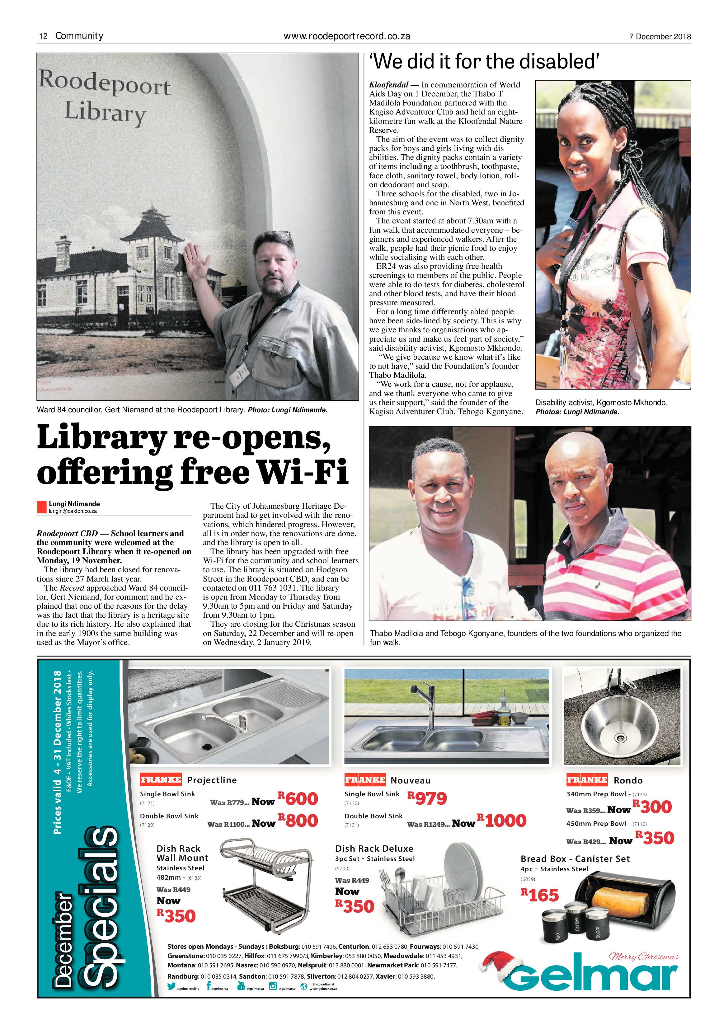 Roodepoort Record 7 December 2018 page 12
